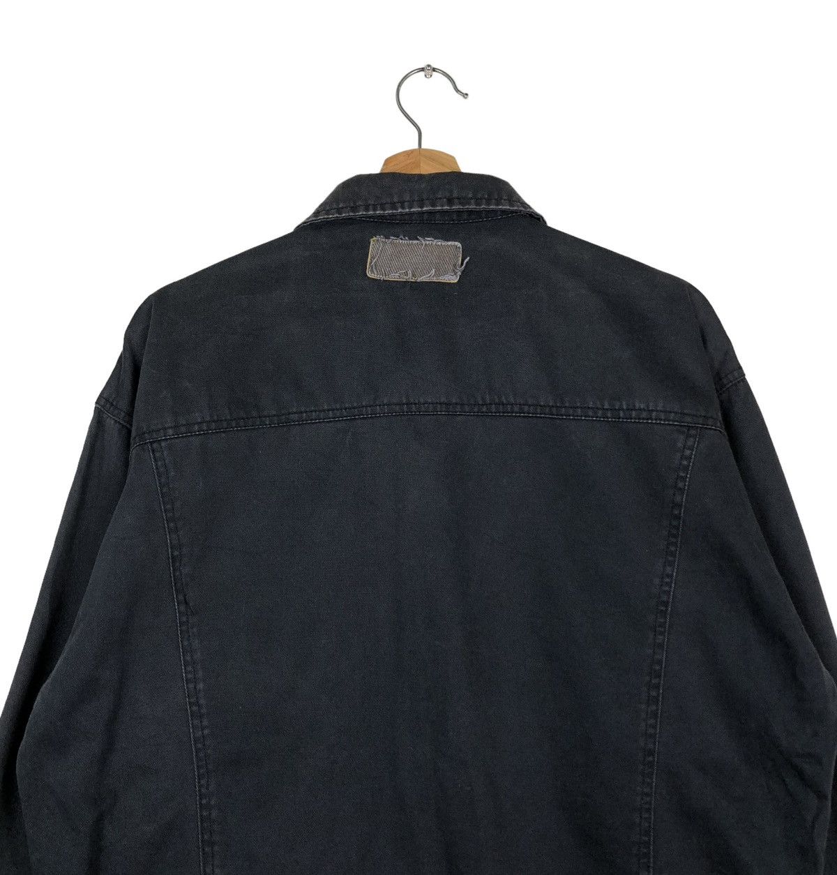 Quiksilver 🔥VINTAGE 90’s CROPPED BIKER JACKET QUICKSILVER CARGO Size US L / EU 52-54 / 3 - 9 Thumbnail