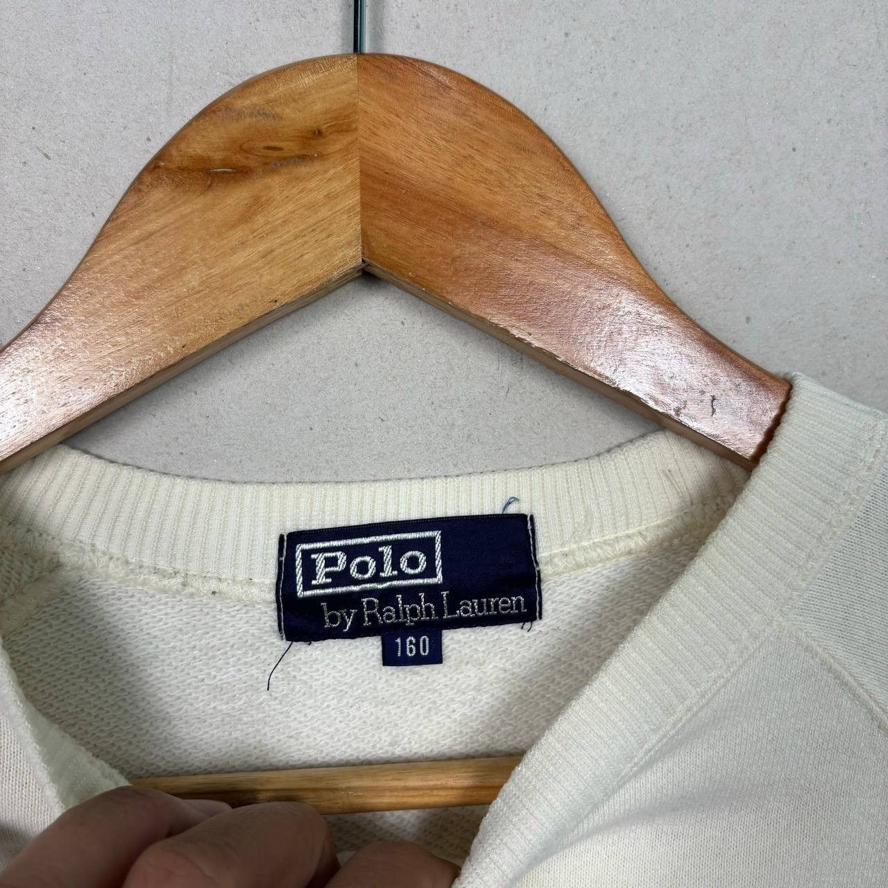 Polo Ralph Lauren Polo Ralph Lauren Small Pony White Crewneck Sweatshirt 160 Size S / US 4 / IT 40 - 4 Thumbnail