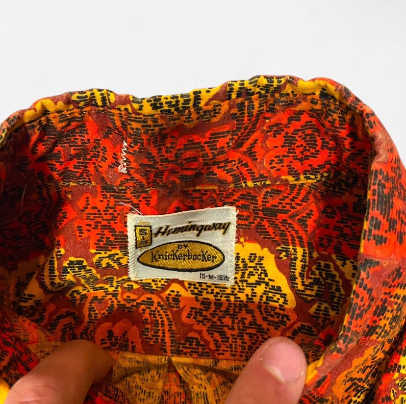 Other Vintage Hemingway by knickerbockers orange funky button up Size US M / EU 48-50 / 2 - 3 Thumbnail