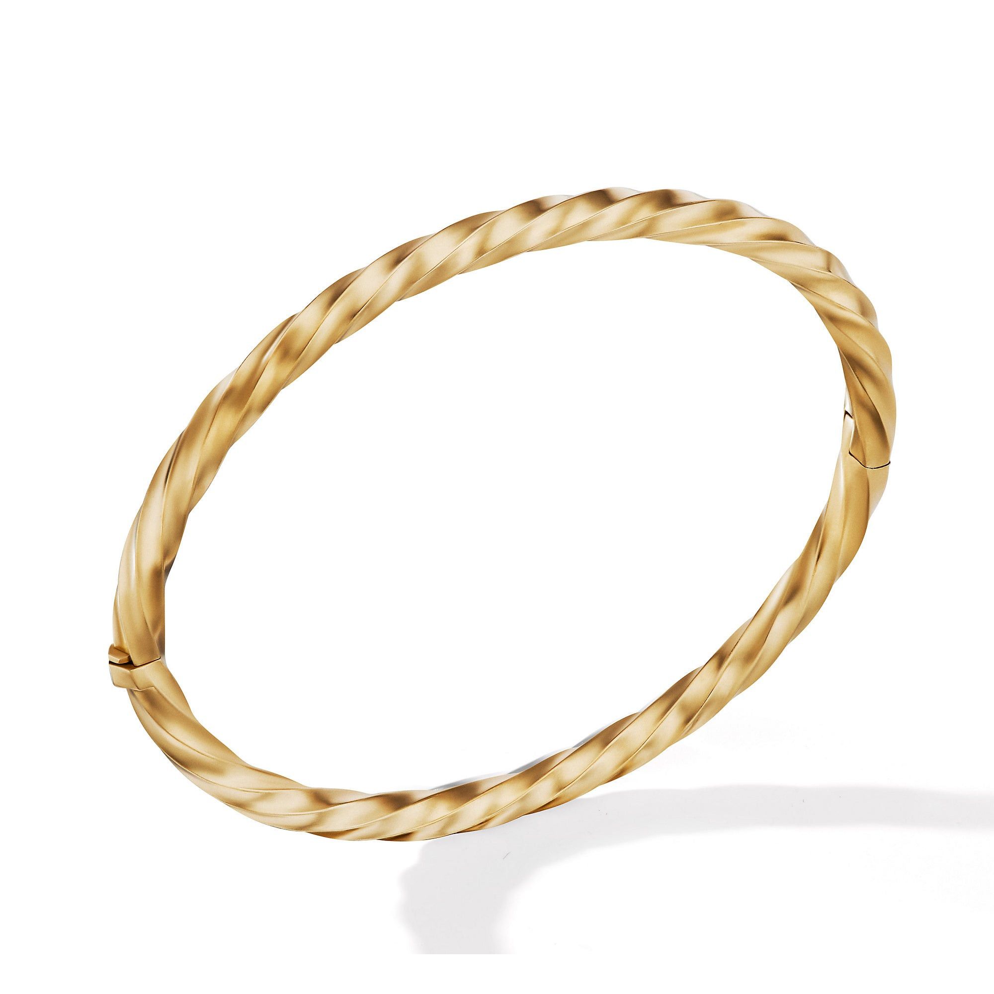 David Yurman oc11z1025 B16938 Cable Edge Bangle Bracelet in 18K in Golden Size ONE SIZE - 2 Thumbnail
