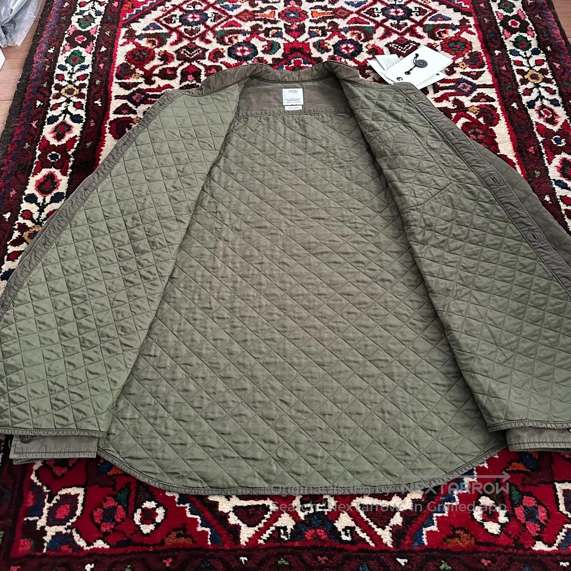 Visvim visvim quilted palmer long sleeve shirt. Size US XXL / EU 58 / 5 - 4 Thumbnail
