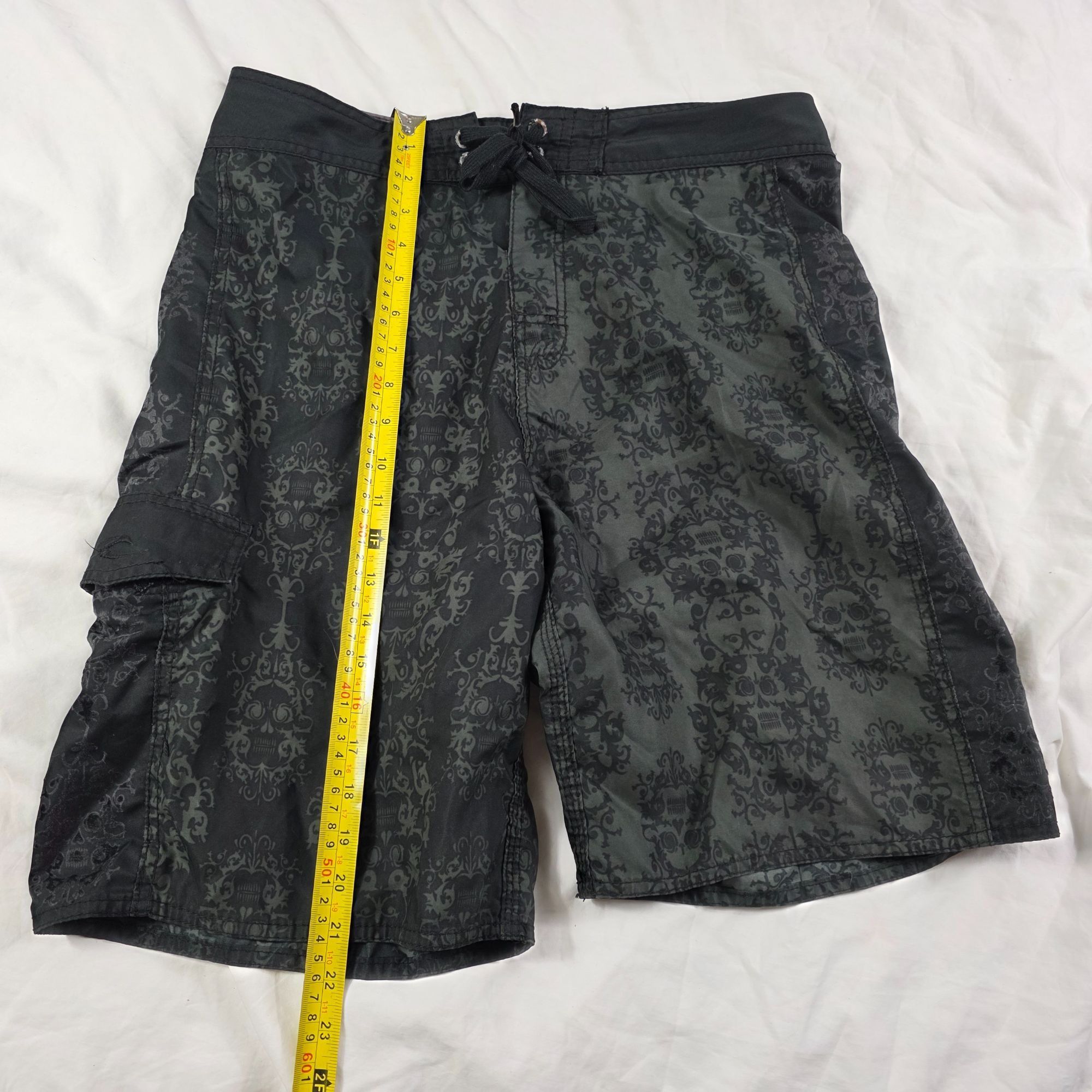 Rip Curl Rip Curl Mens Size 32 Black Gray Skull Swim Board Shorts Pol Size US 32 / EU 48 - 9 Thumbnail