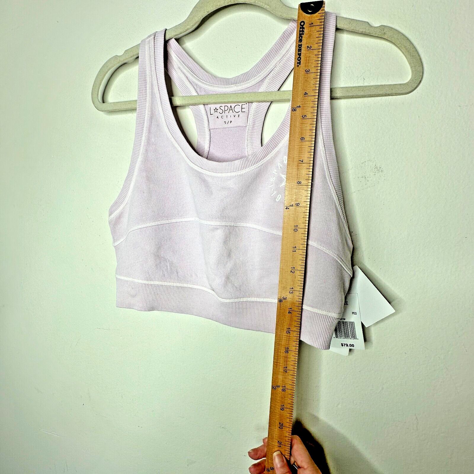 Other NWT L*Space Out Of Bounds Lilac Crop Scoop Racerback Bra S Size S / US 4 / IT 40 - 10 Thumbnail