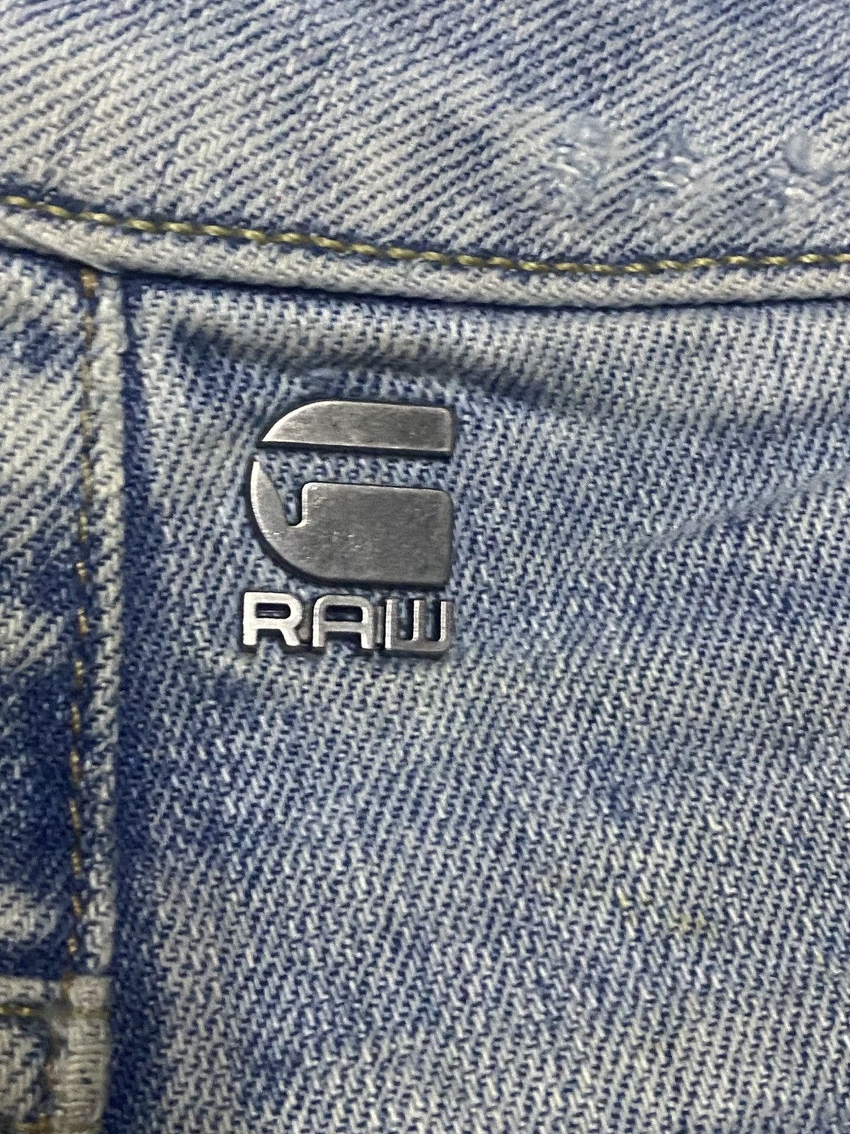 G-Star Vintage G star Raw Curve Leg Grunge Slim Fit Jeans Size US 32 / EU 48 - 10 Thumbnail