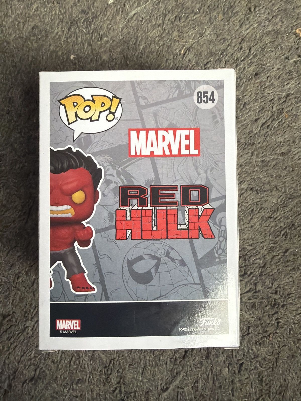 Marvel Comics Funko Pop! Red Hulk Bobble-Head Size ONE SIZE - 2 Thumbnail