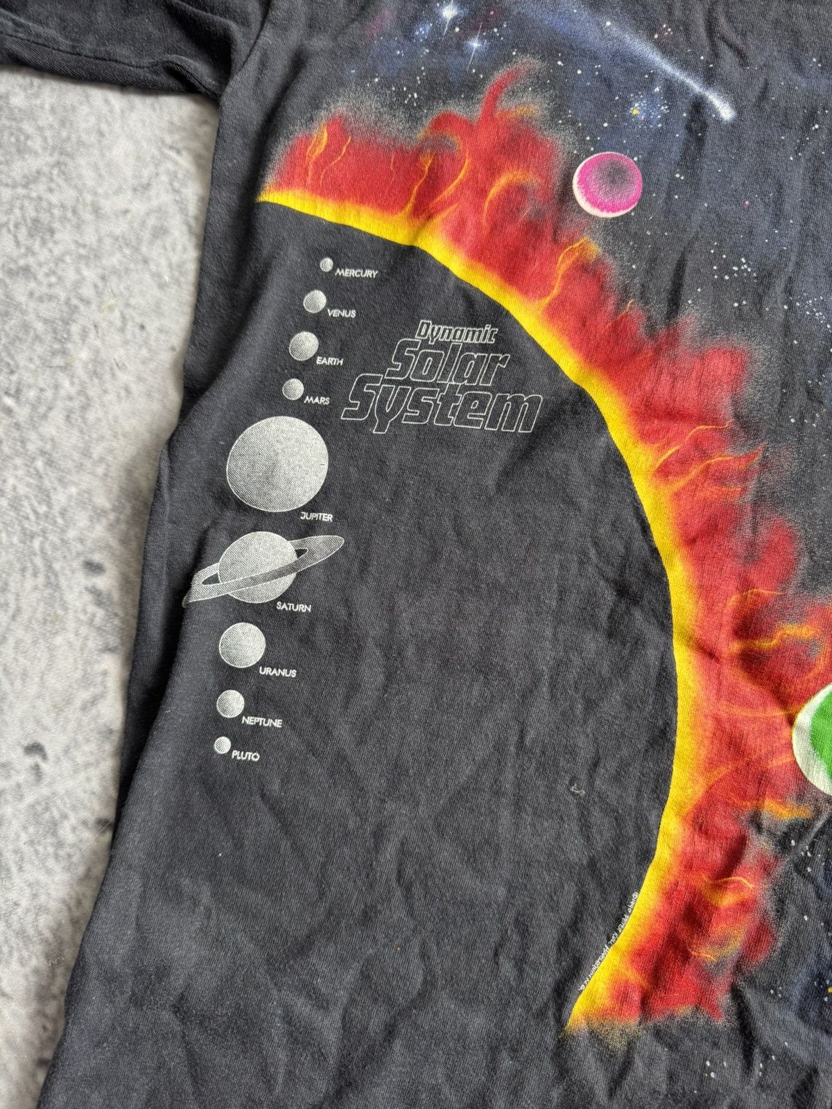Vintage Vintage Peter Kull T-Shirt Harlequin NG 1990 Solar System Size US L / EU 52-54 / 3 - 3 Thumbnail