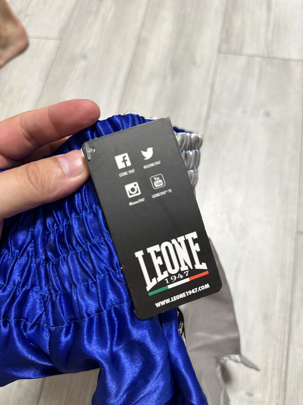 Vintage New Leone Bilateral Muay Thay Boxing Shorts Size US 34 / EU 50 - 5 Thumbnail