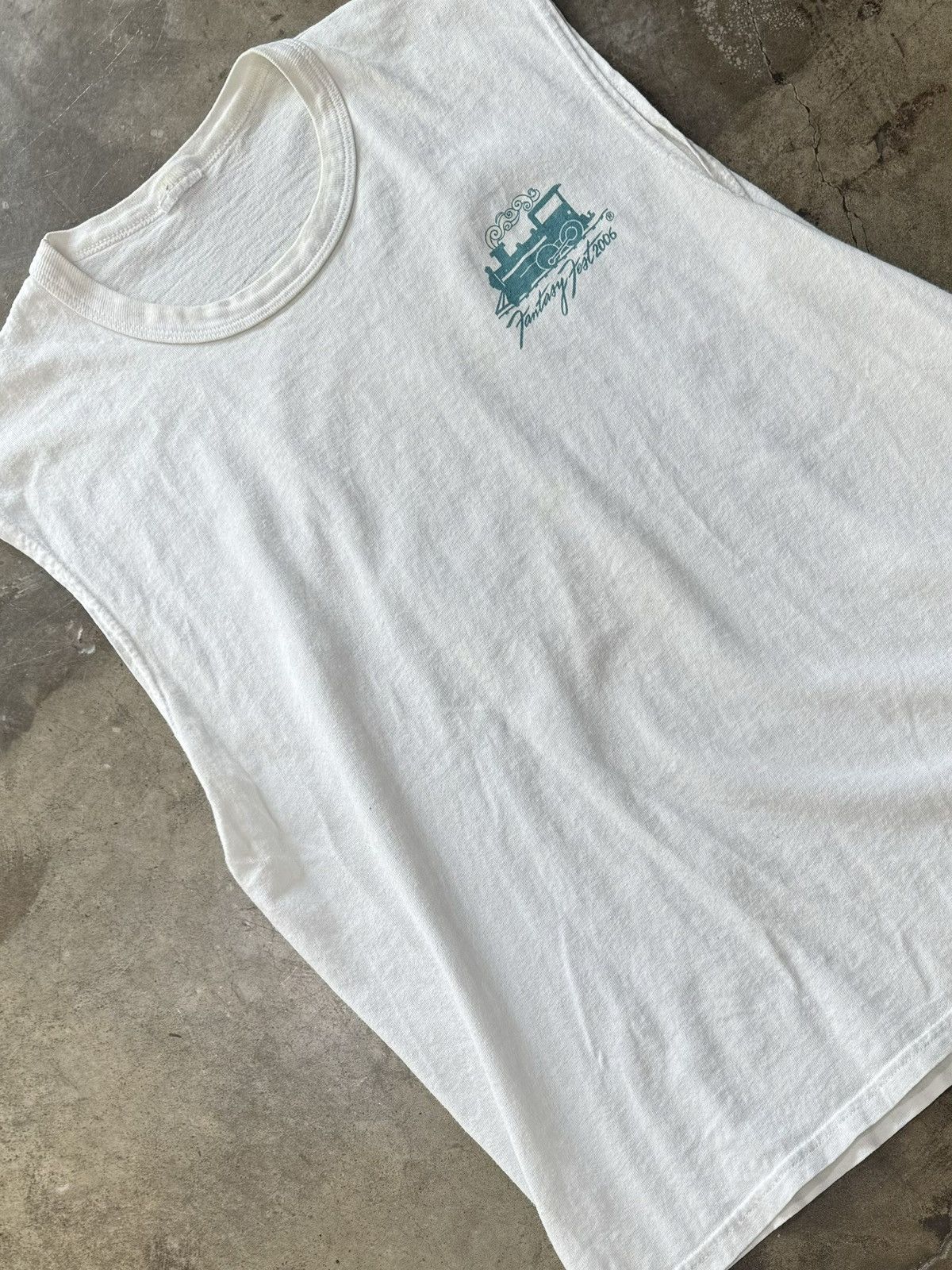 Vintage Vintage Key West Florida Train Ocean Sleeveless Tee Large Size US L / EU 52-54 / 3 - 4 Thumbnail