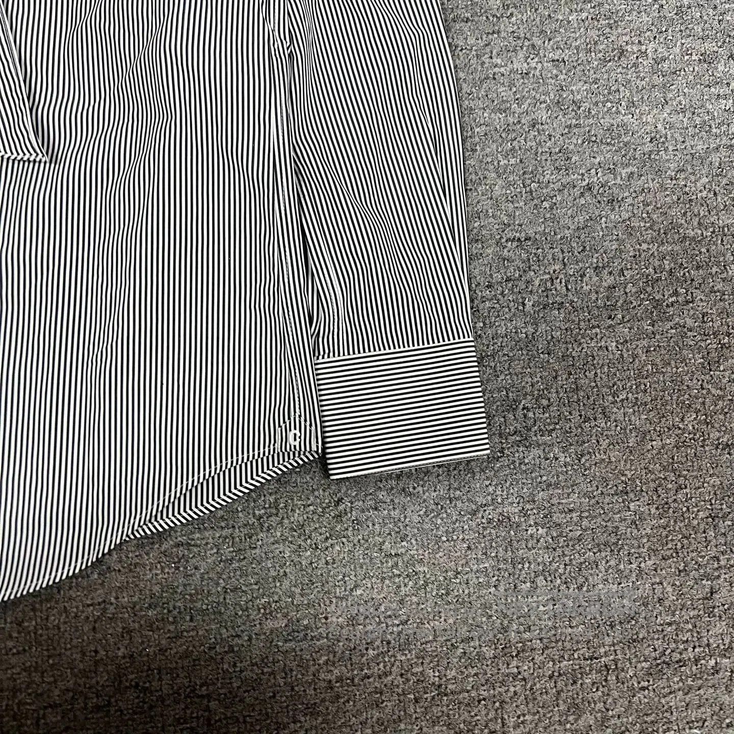Celine Celine Striped Bow Tie Long Sleeve Shirt. Size XXS / US 00 / IT 34 - 3 Thumbnail