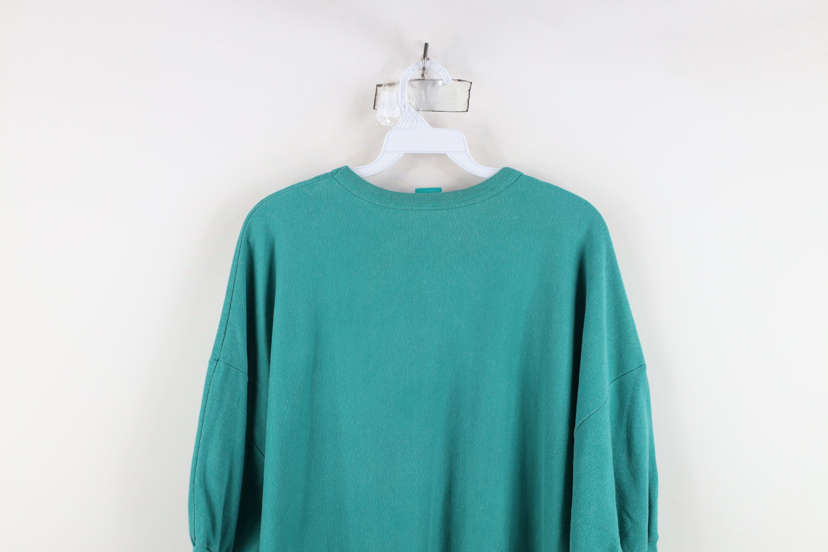 Vintage Vintage 80s Streetwear Dolphins Dolman Sleeve Sweatshirt USA Size XL / US 12-14 / IT 48-50 - 12 Thumbnail