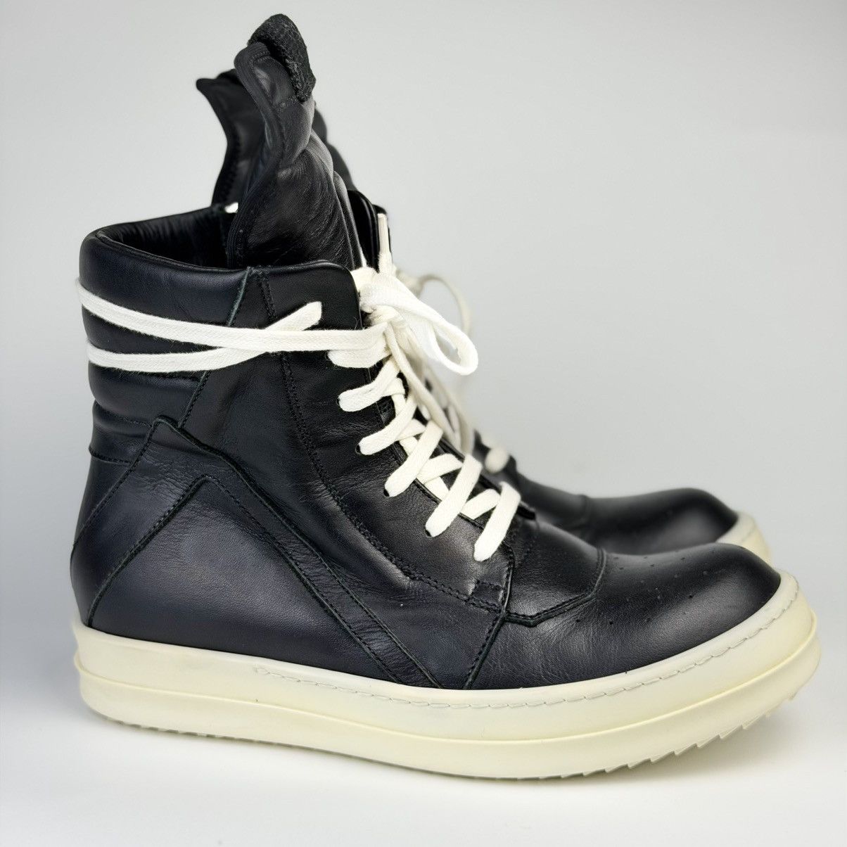 Rick Owens Rick Owens Geobasket Black Size US 6 / IT 36 - 1 Thumbnail