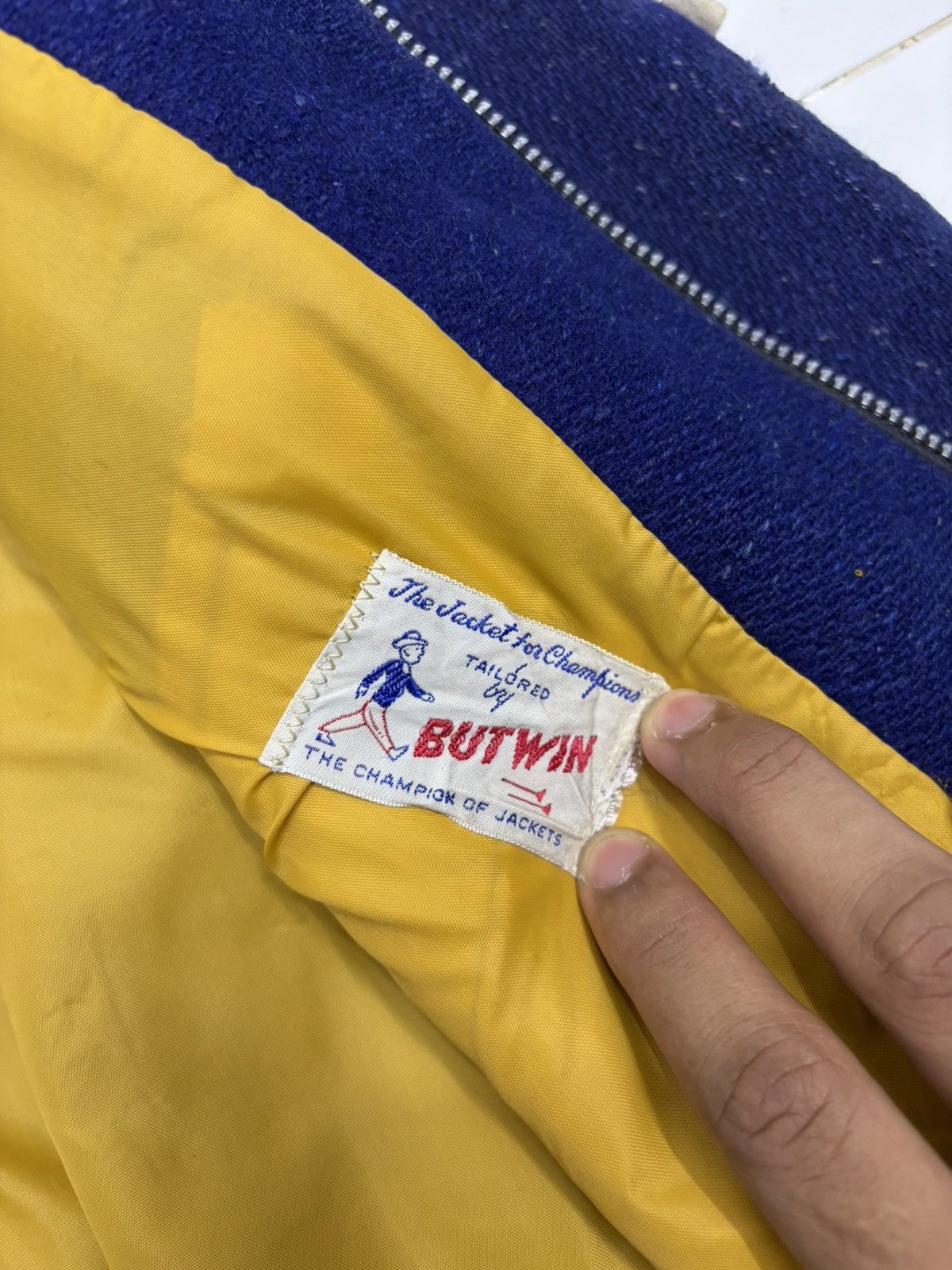 Delong 70s Butwin Letterman Champion of Varsity Jacket Size US S / EU 44-46 / 1 - 13 Thumbnail