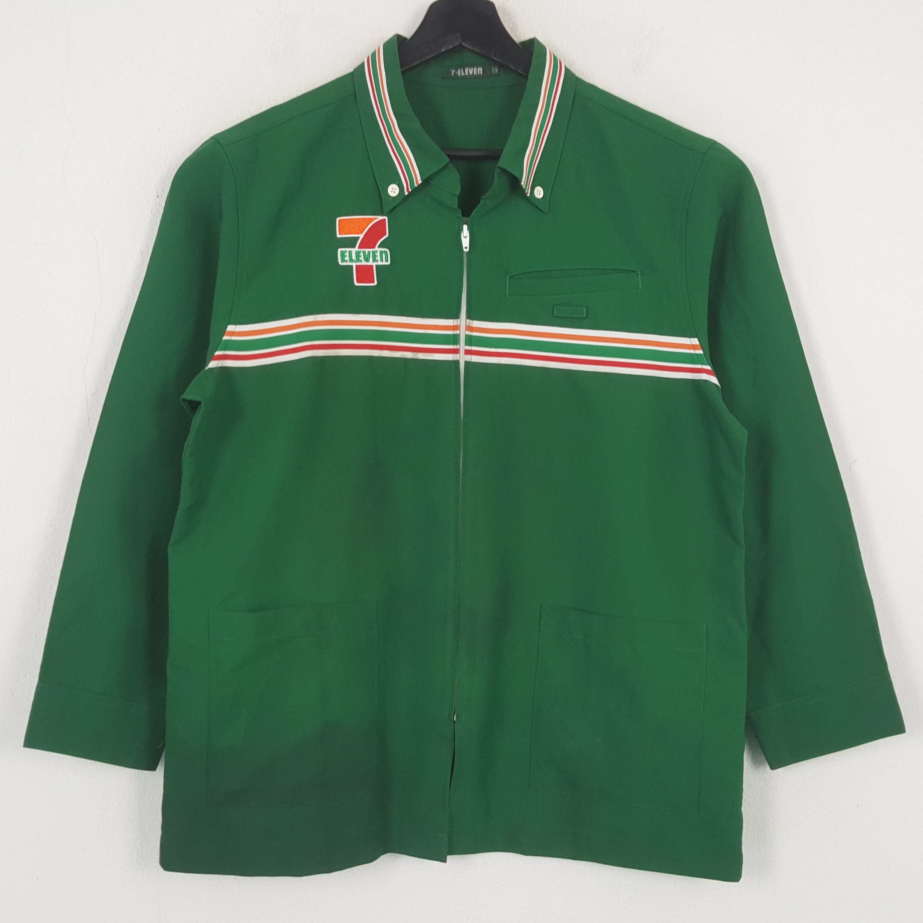 Vintage 7 ELEVEN Japanese Workers Uniform Jacket C285N7 Size US M / EU 48-50 / 2 - 3 Thumbnail