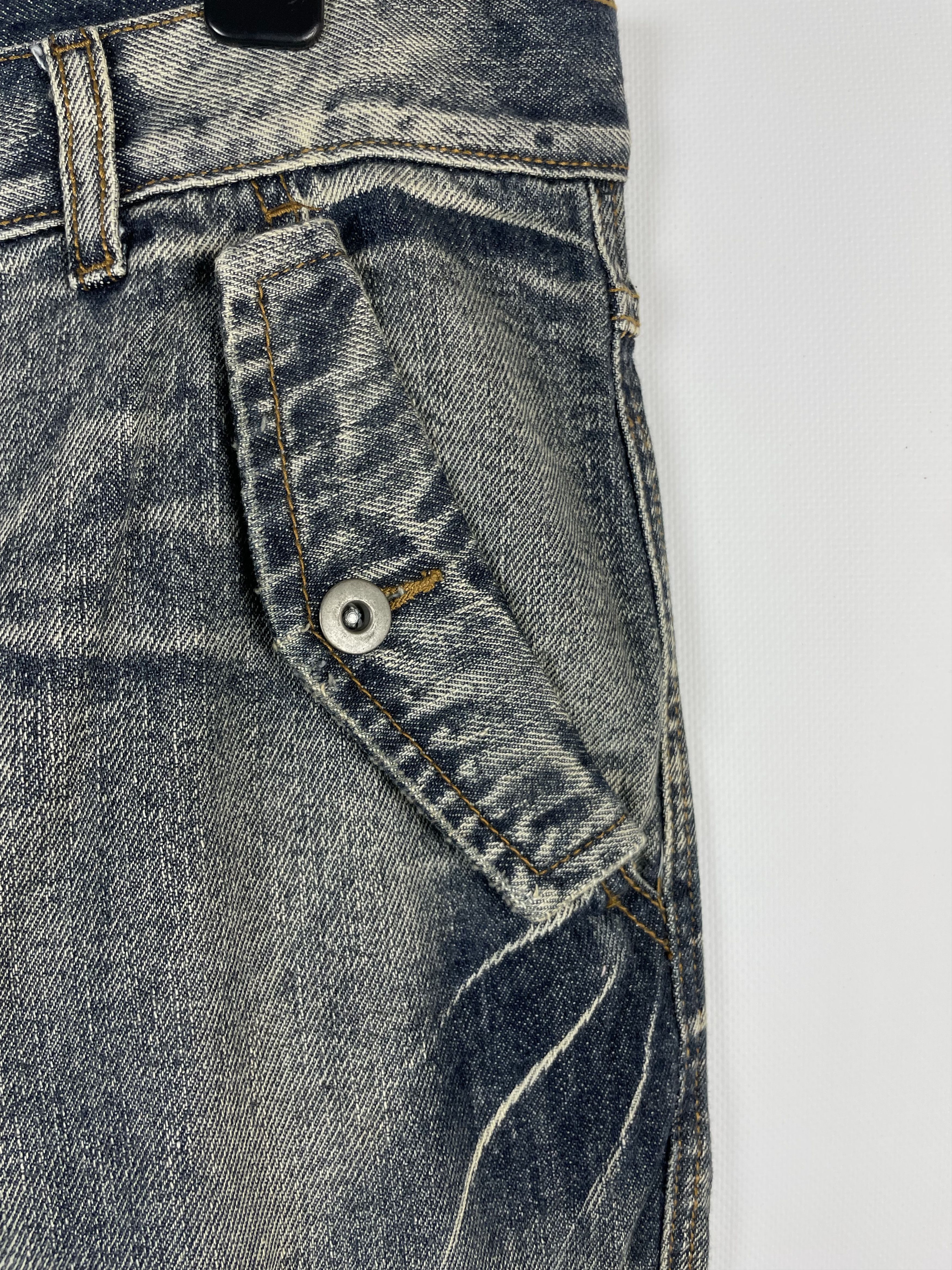 Vintage Vintage Y2K Cargo Jeans Denim Size US 36 / EU 52 - 11 Thumbnail