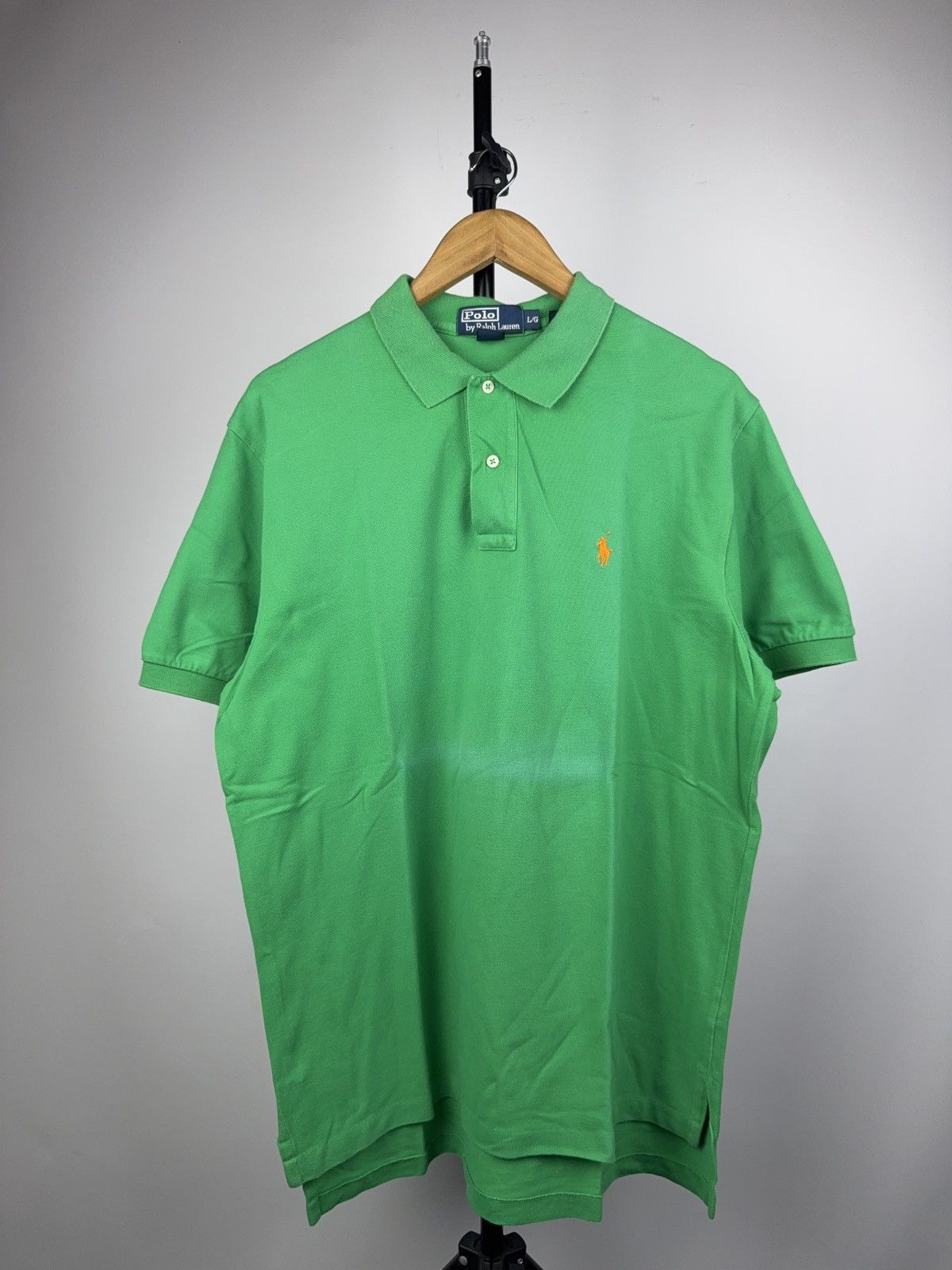 Luxury Vintage Retro 90s Ralph Lauren Polo green polos