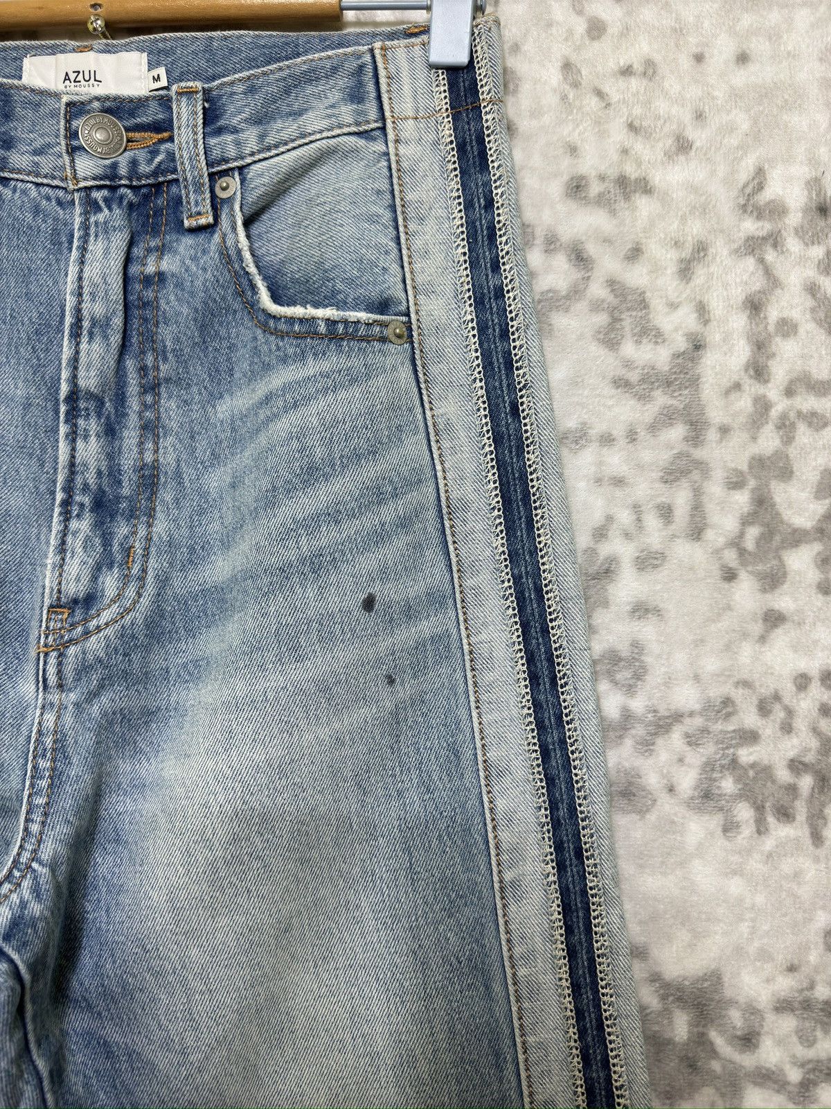 Hysteric Glamour Y2k AZUL Reworked Reconstructed Loose Denim Size US 27 - 8 Thumbnail