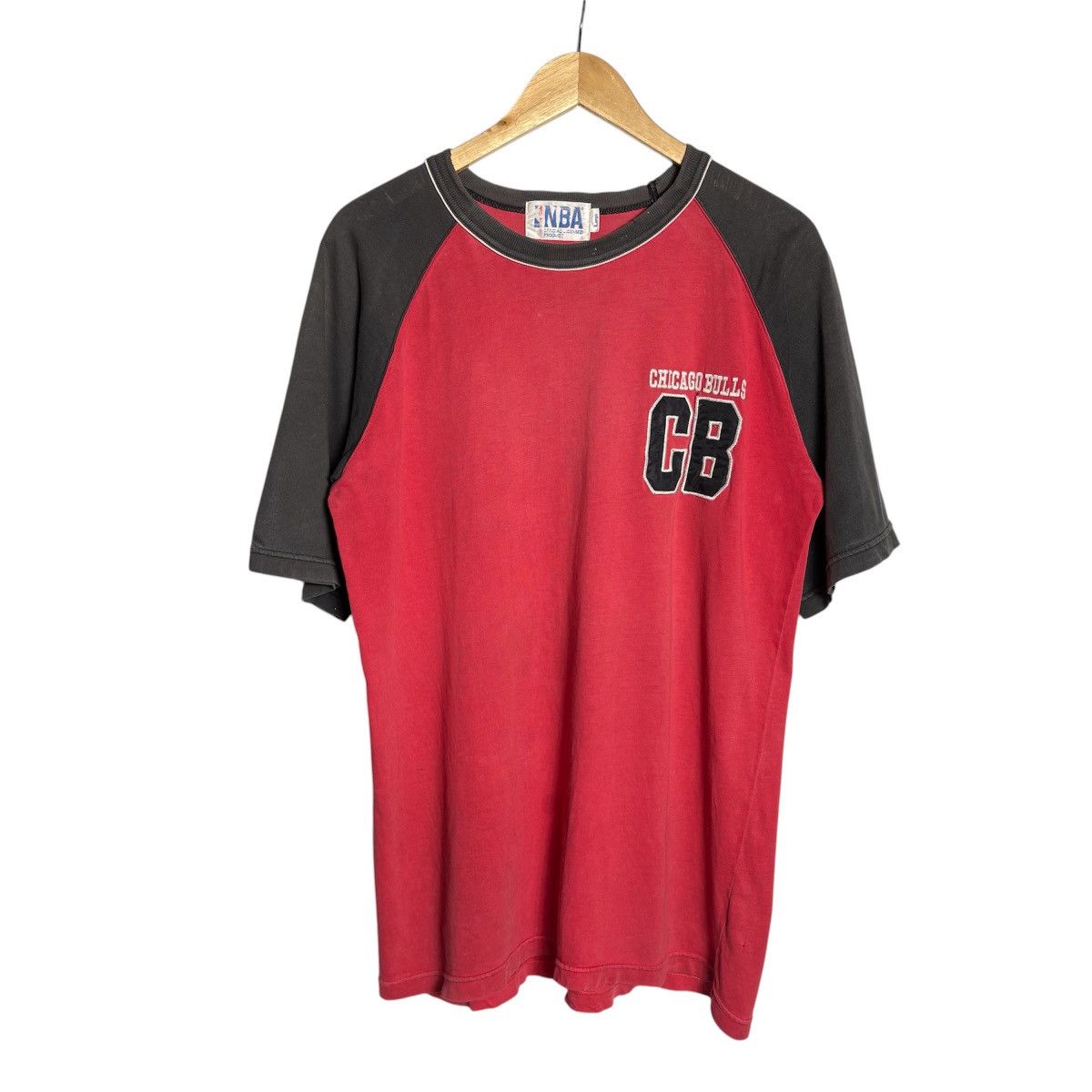 Vintage Vintage 90s Chicago Bulls NBA T-Shirt Size US L / EU 52-54 / 3 - 1 Thumbnail