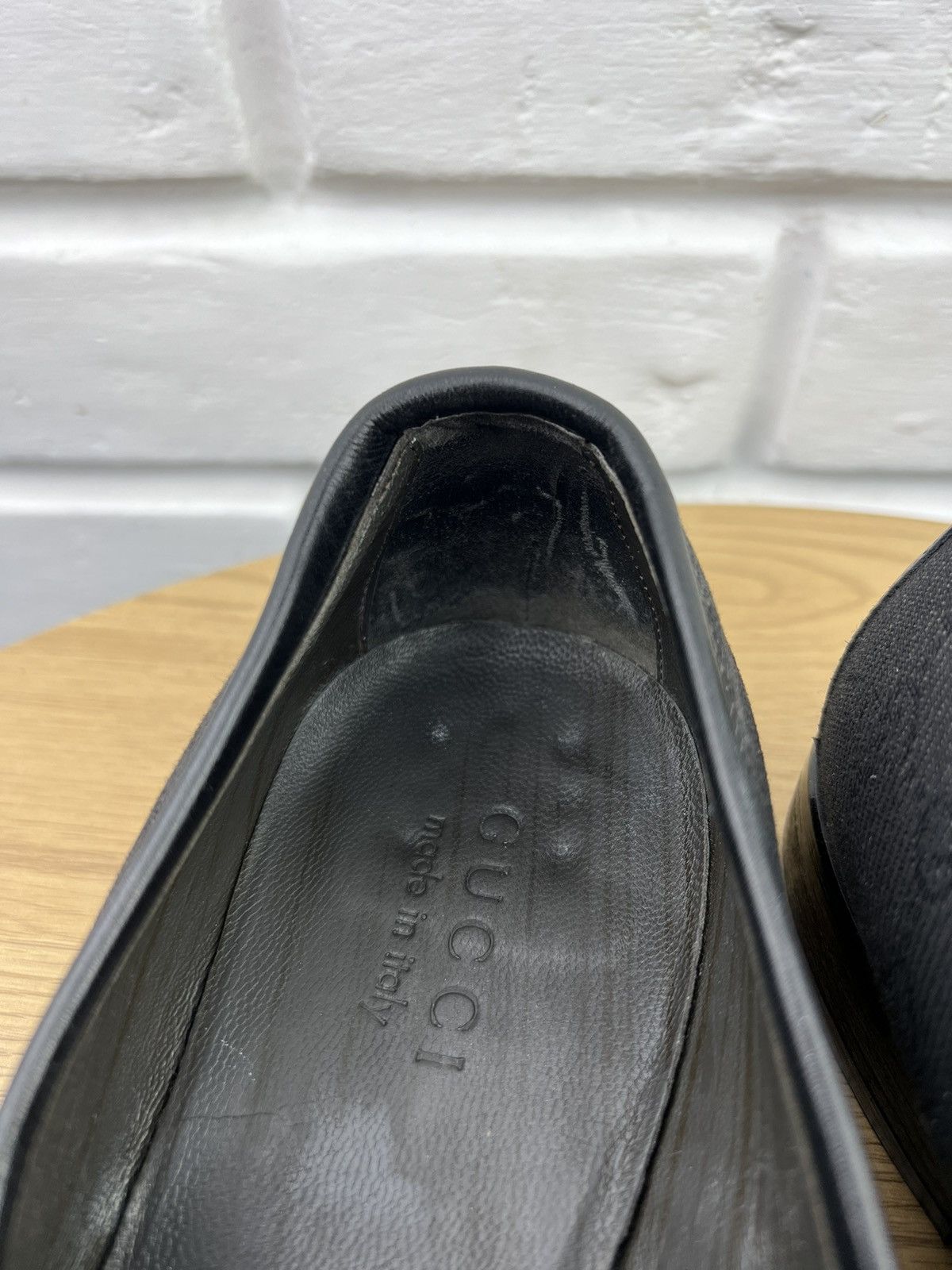 Gucci GUCCI Loafers Leather Shoes Jordaan GG Monogram Canvas Size US 9 / EU 42 - 15 Thumbnail