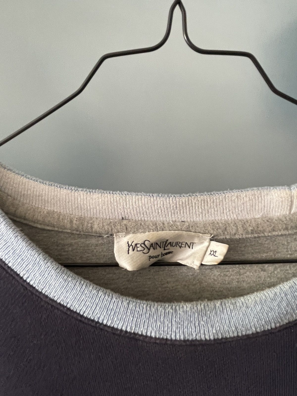 Yves Saint Laurent YSL vintage sweatshirt Size US XL / EU 56 / 4 - 2 Thumbnail
