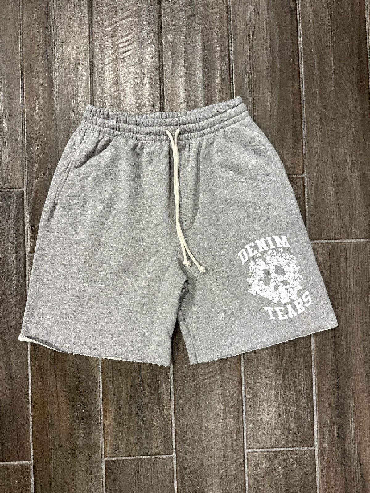 DENIM TEARS Denim Tears University Shorts Grey | Grailed