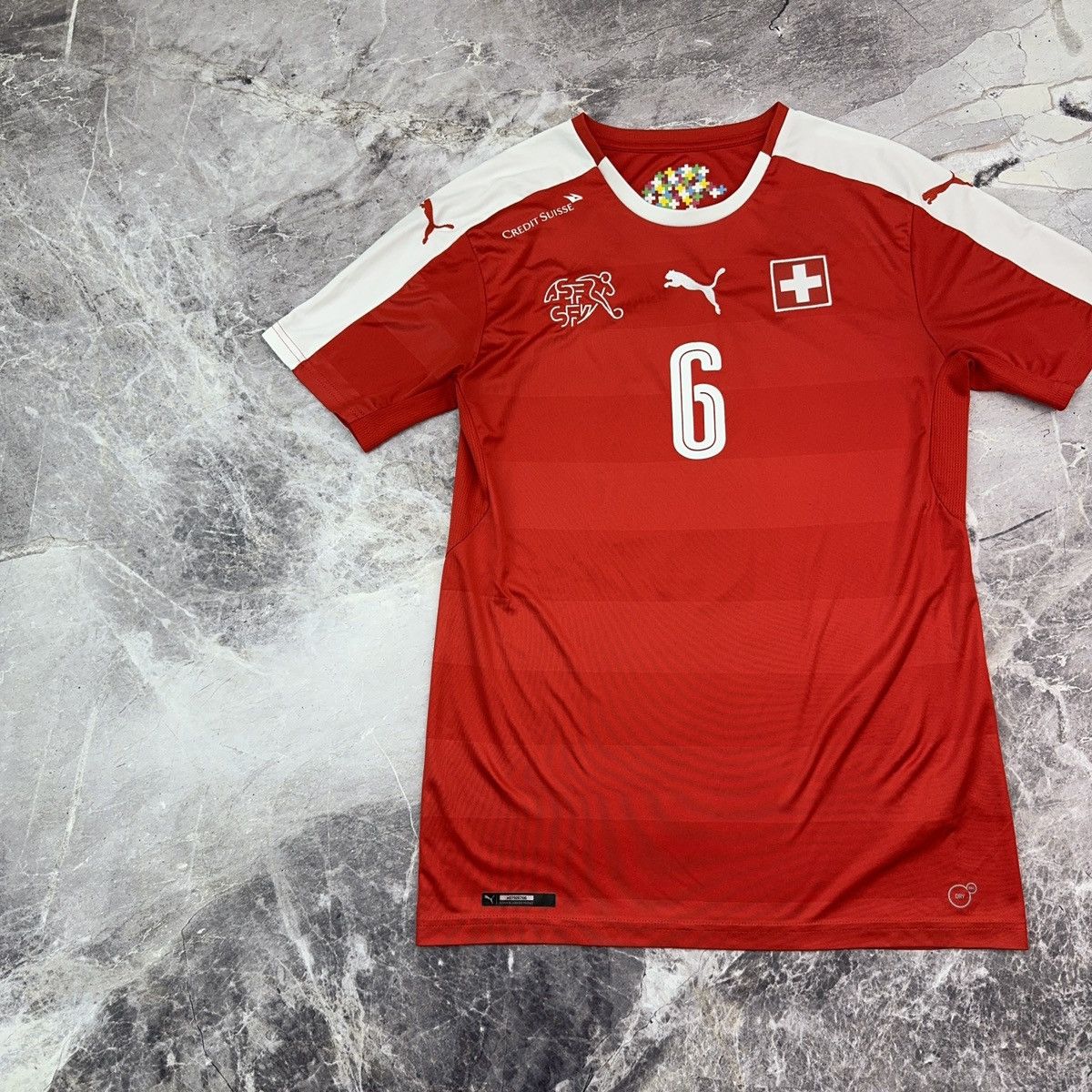 Other Puma Switzerland Jersey 2016-2018 National Team #6 Lang Home Size US S / EU 44-46 / 1 - 5 Thumbnail