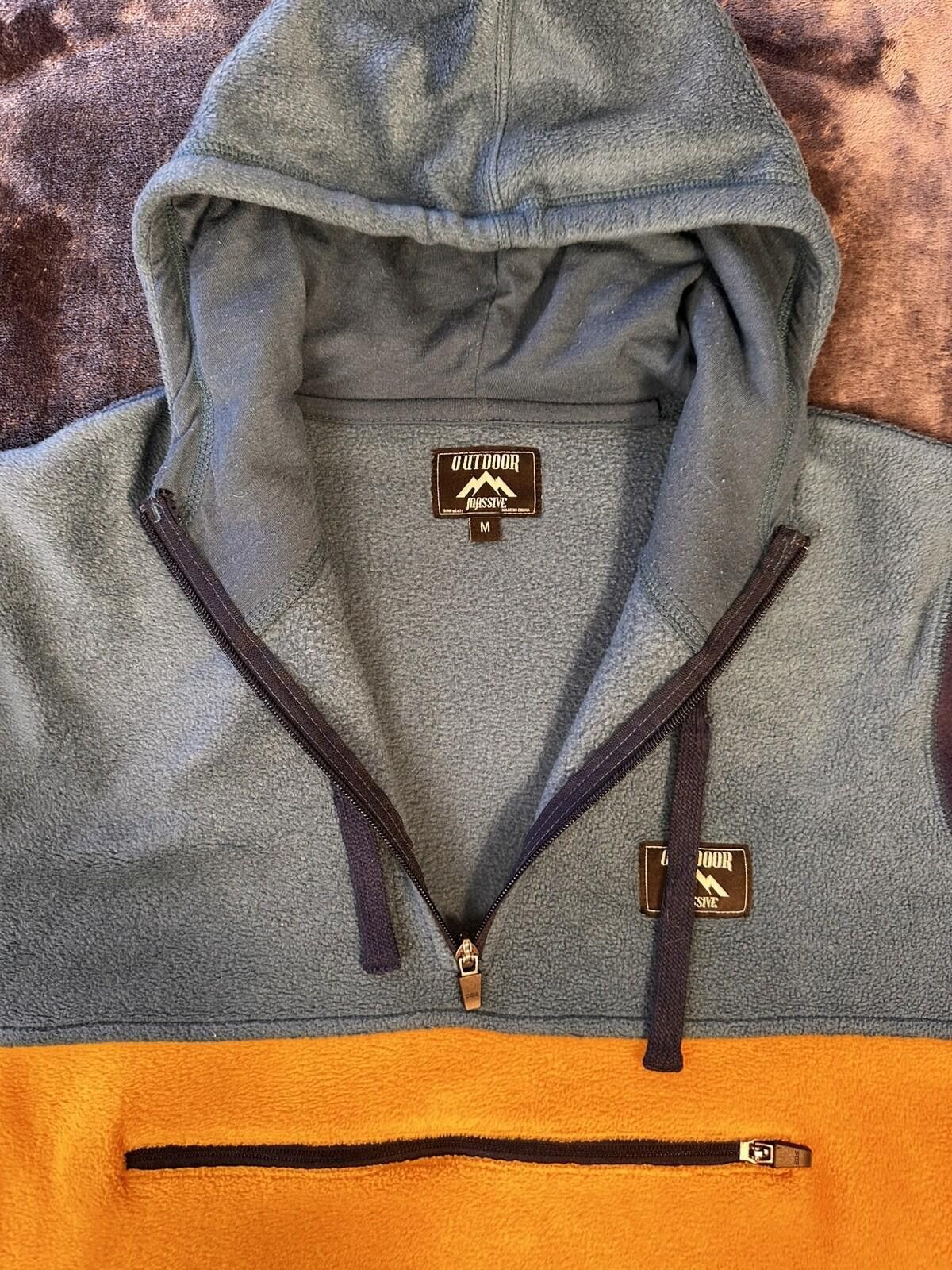 Other Massive Outdoor Mens M Multicolor Fleece Colorblock 1/4 Zip Size US M / EU 48-50 / 2 - 5 Thumbnail