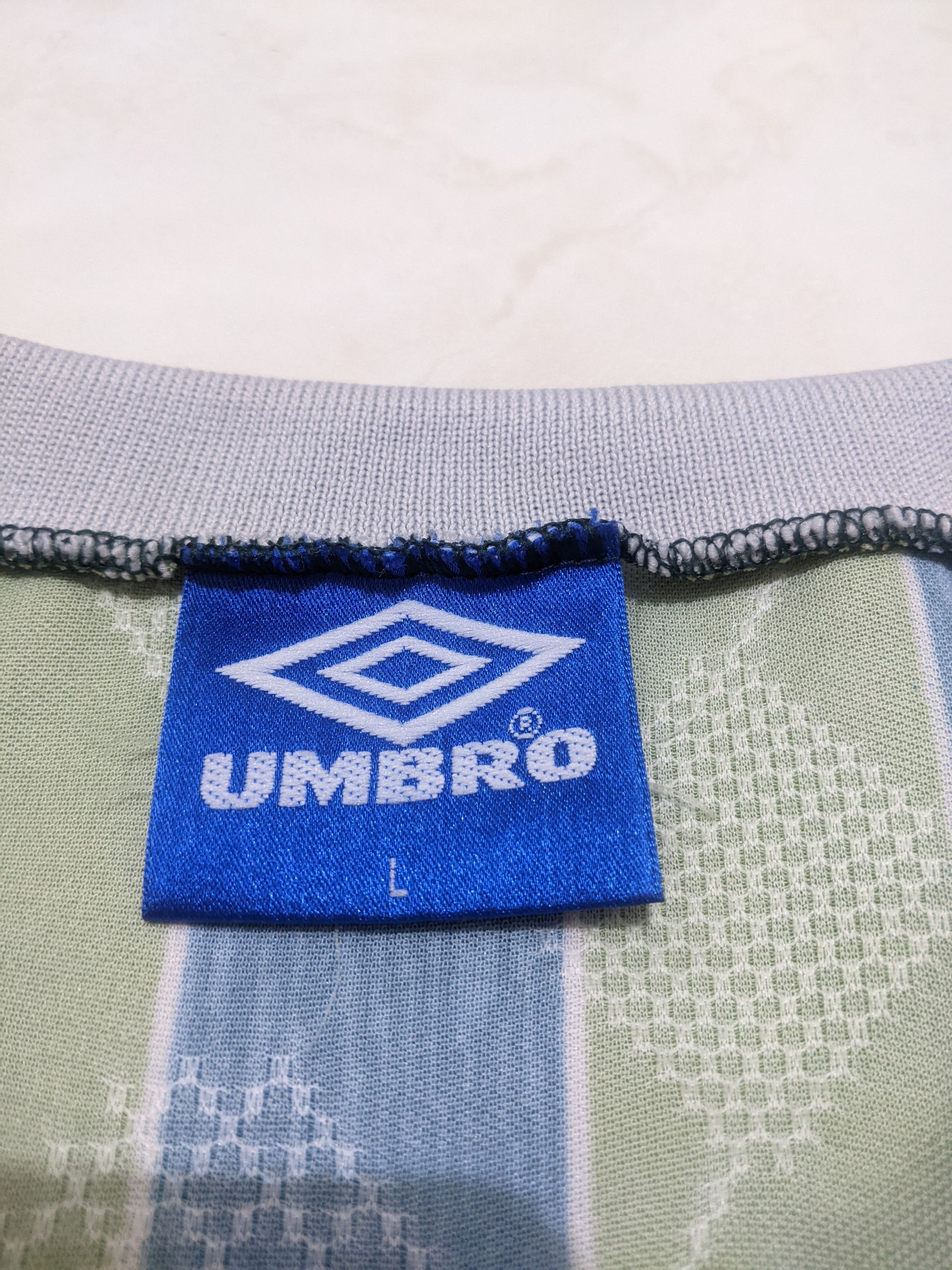 Umbro inter Milan away 1995-96 Roberto carlos football shirt Size US L / EU 52-54 / 3 - 6 Thumbnail