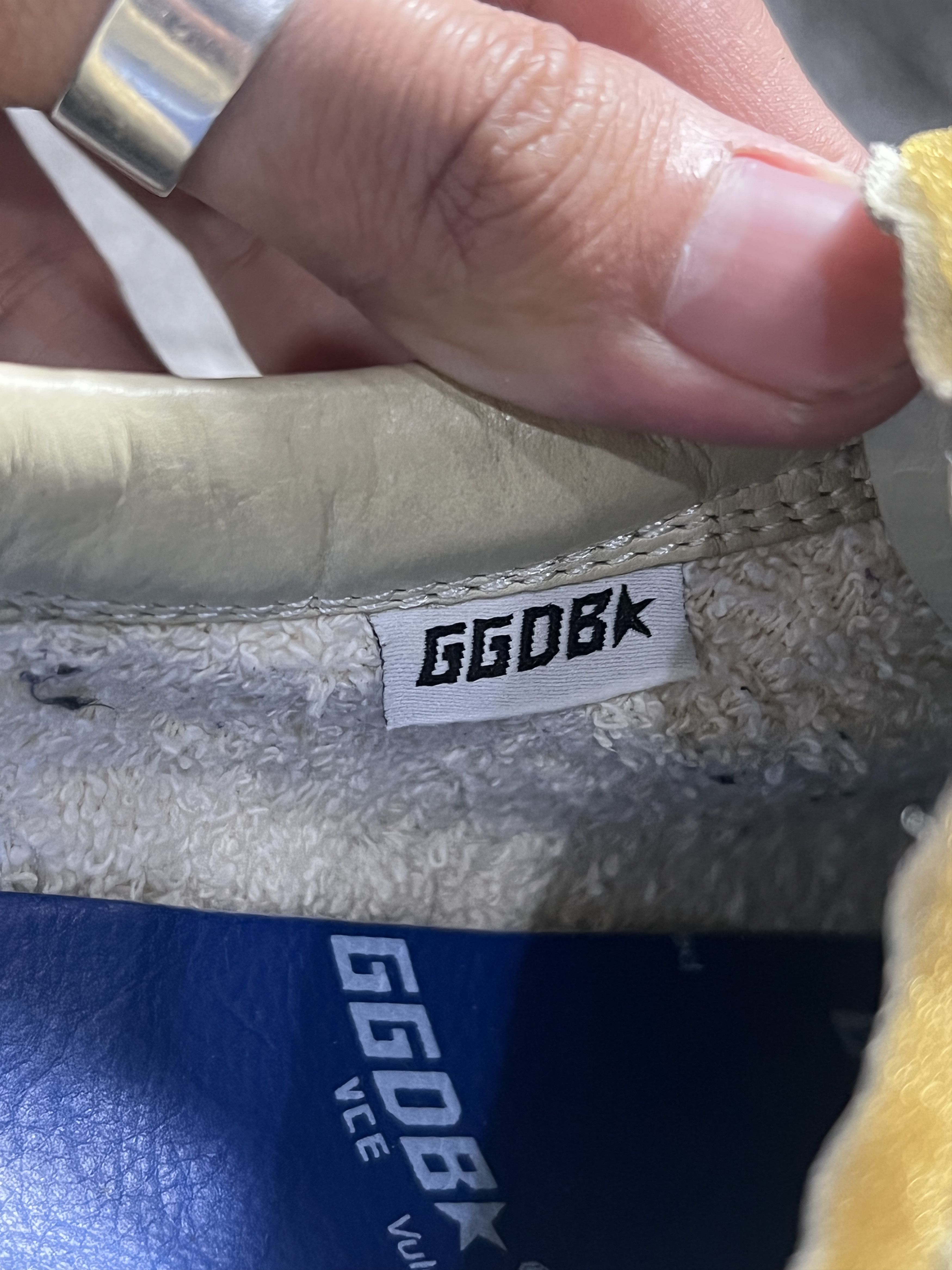 Golden Goose Golden Goose VCE Scribble Handwritten Leather Sneakers EU39 Size US 9 / IT 39 - 13 Thumbnail