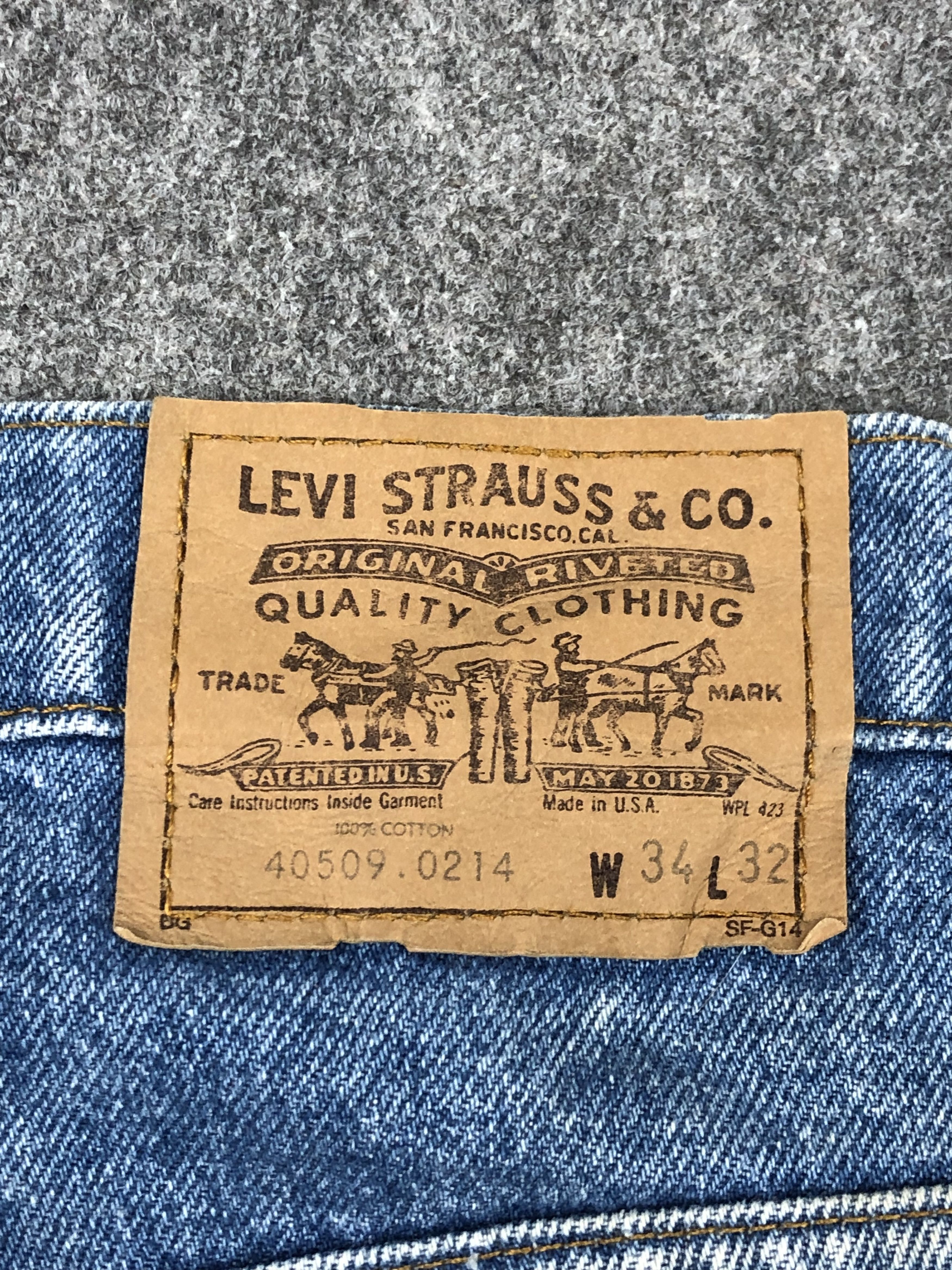 Levi's Vintage 80s Levis Orange Tabs Jeans DPP0217 Size US 33 - 5 Thumbnail