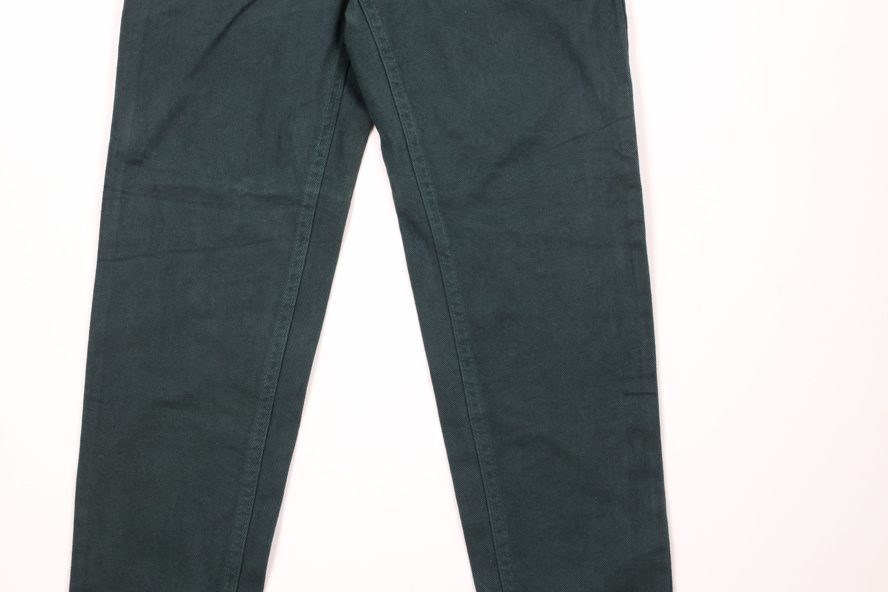 Lee × Vintage Deadstock Vintage 90s Lee Fit Tapered Leg Jeans Green USA Size 28" / US 6 / IT 42 - 3 Thumbnail