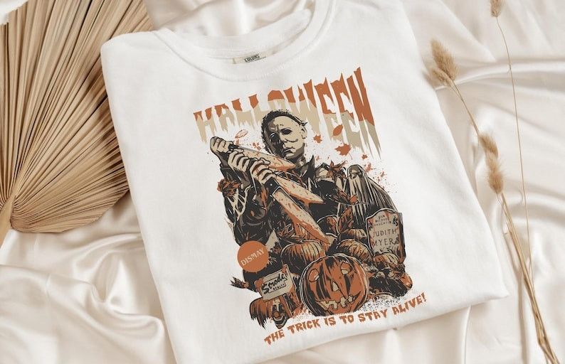 Designer Halloween The Trick Is The Stay Alive Shirt Size M / US 6-8 / IT 42-44 - 1 Thumbnail
