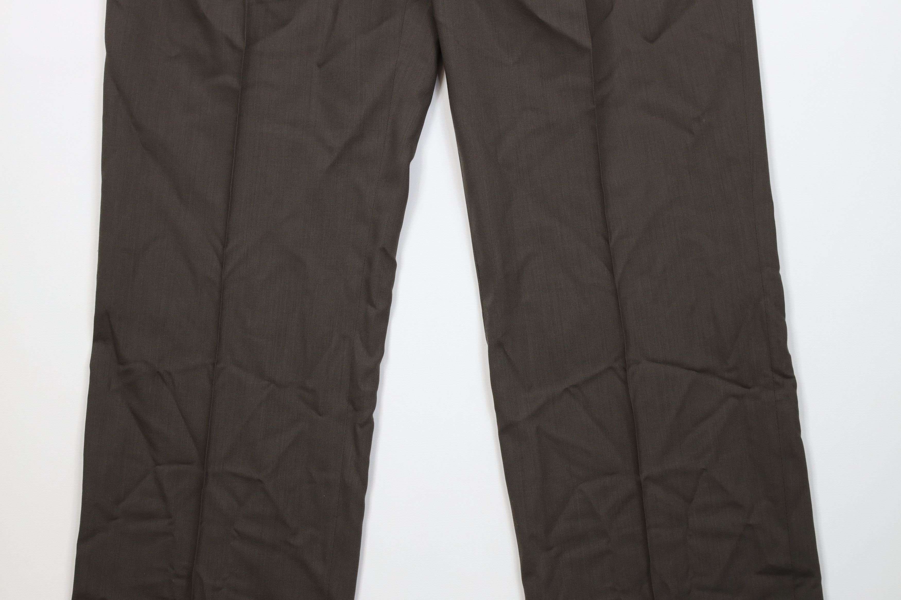 Vintage Vintage 90s Streetwear Pleated Wide Leg Chino Pants Brown Size US 38 / EU 54 - 3 Thumbnail