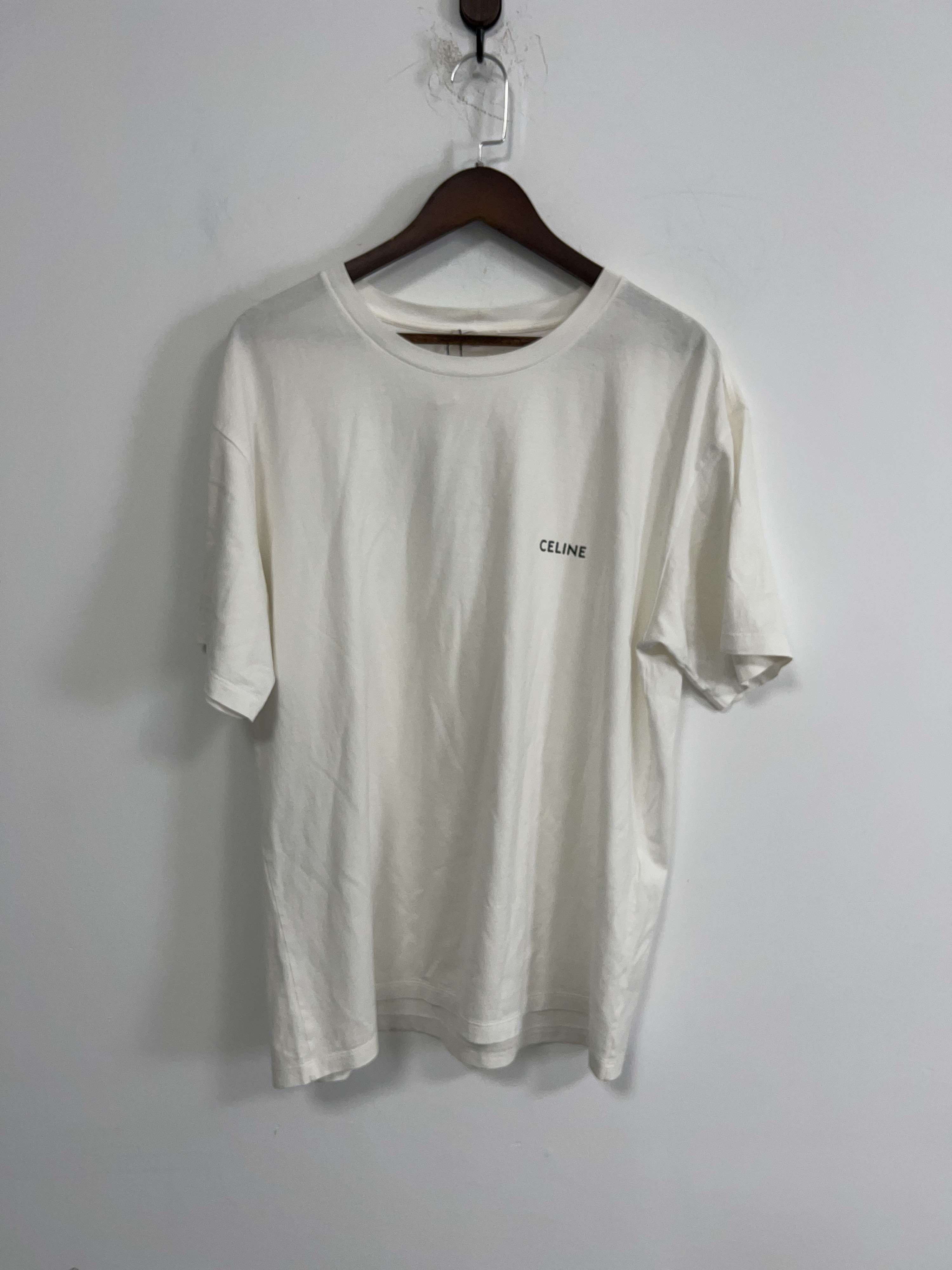 Celine Celine Logo Print T-Shirt Size L Size US L / EU 52-54 / 3 - 1 Thumbnail