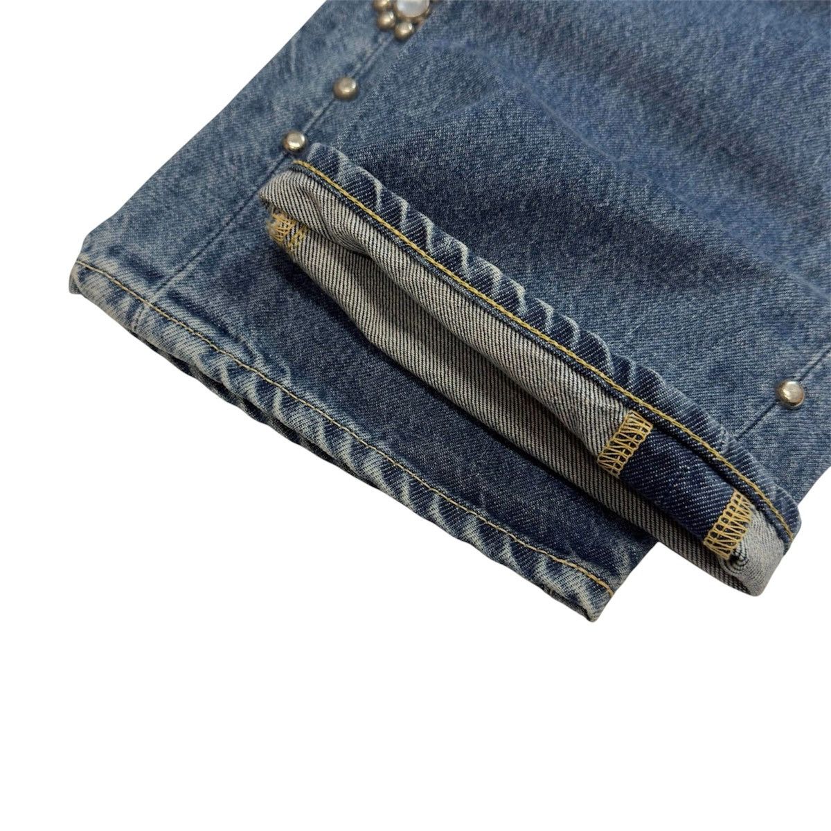 Kapital KAPITAL Monkey CISCO studded denim jeans Size US 34 / EU 50 - 4 Thumbnail