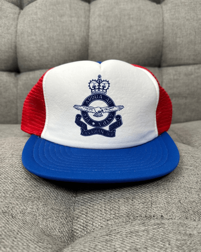 Vintage Vintage Royal Canadian Air Force Military Trucker Hat Size ONE SIZE - 1 Thumbnail