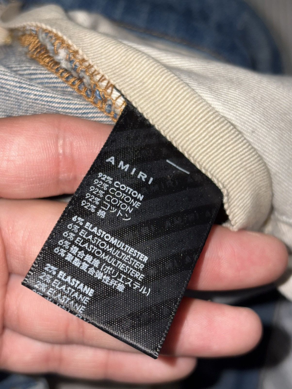 Amiri × Wes Lang 36 Amiri Wes Lang Sketch Jeans Painted graphic logo skeleton Size US 36 / EU 52 - 8 Thumbnail