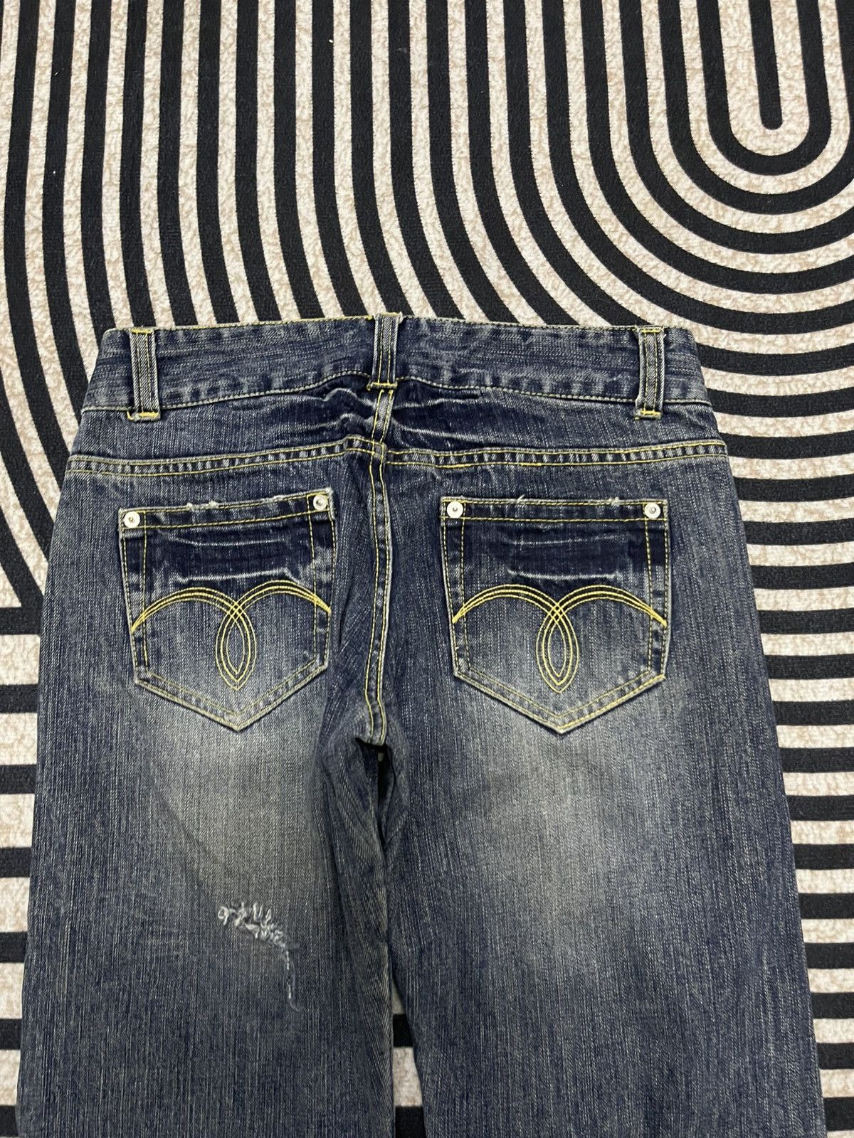 Japanese Brand 2000s LINK IT ALL FLARE JEANS IFSIXWASNINE STYLE Size US 29 - 14 Thumbnail