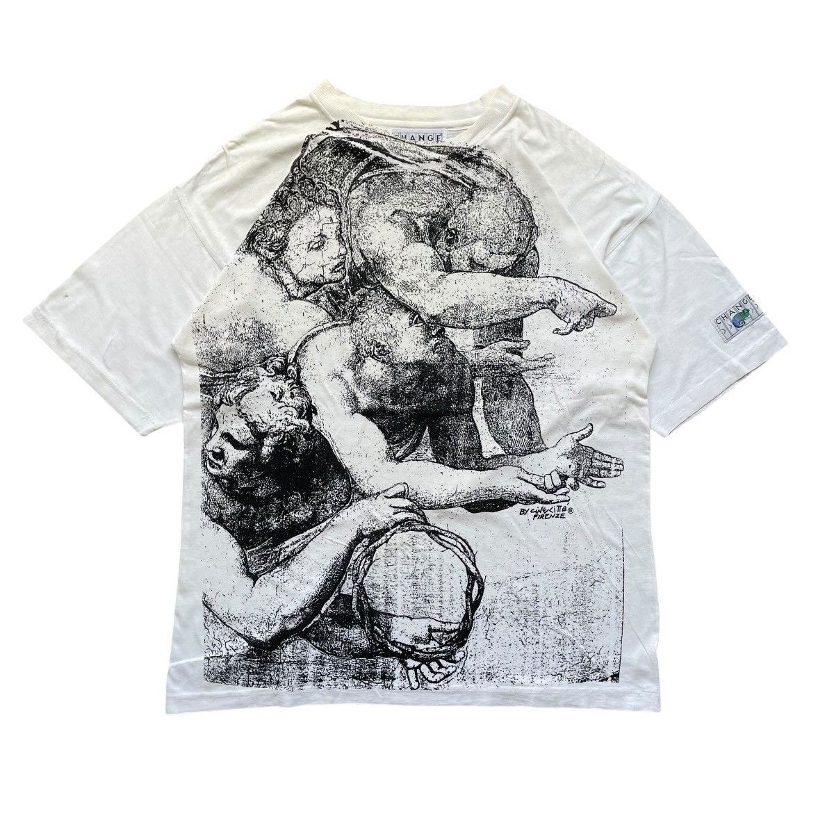 Vintage VINTAGE 90’S CINECITTA FIRENZE ART AOP T-SHIRT Size US L / EU 52-54 / 3 - 1 Thumbnail