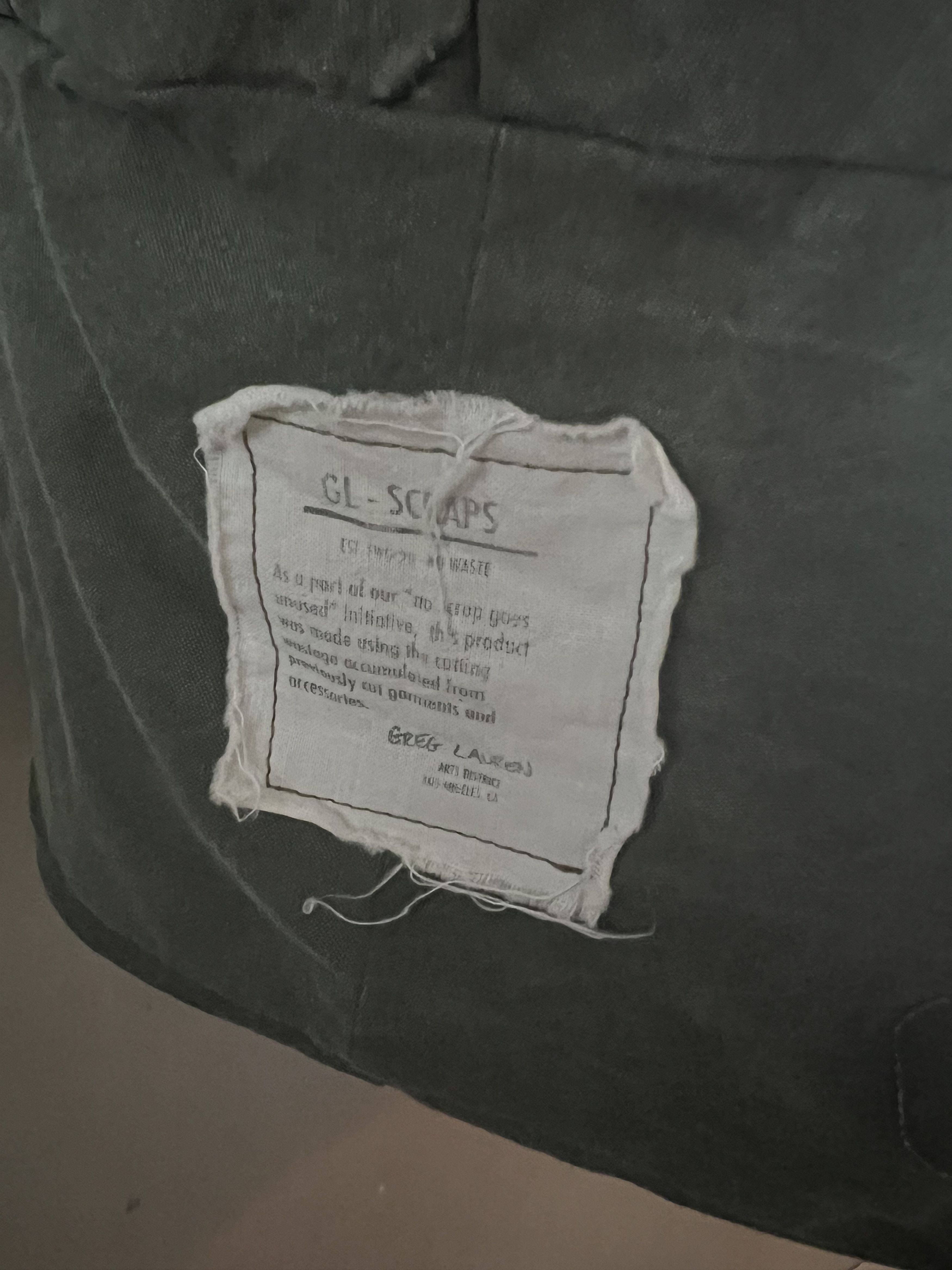 Greg Lauren ARMY TENT SCRAPWORK LONG GL1 * NEW** Size US XL / EU 56 / 4 - 11 Thumbnail