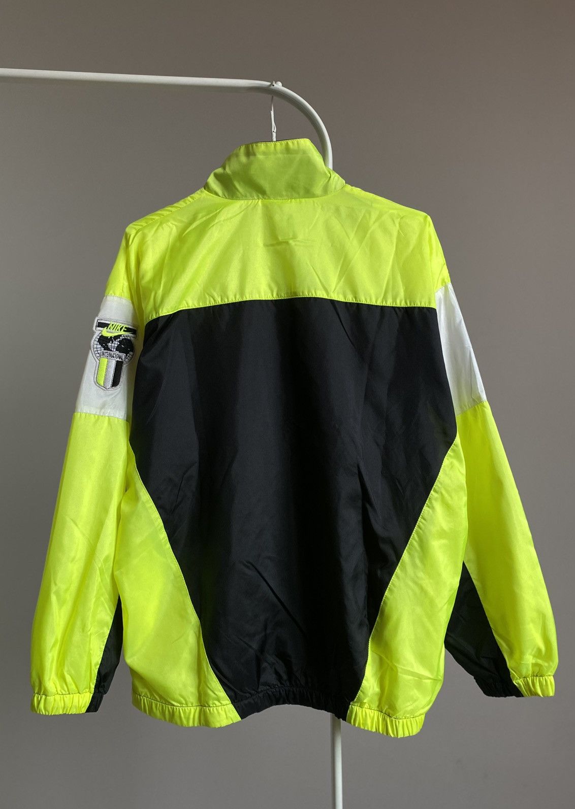 Nike M Vintage Nike International Nylon Tracksuit Jacket Pants 90 Size 48R - 11 Thumbnail