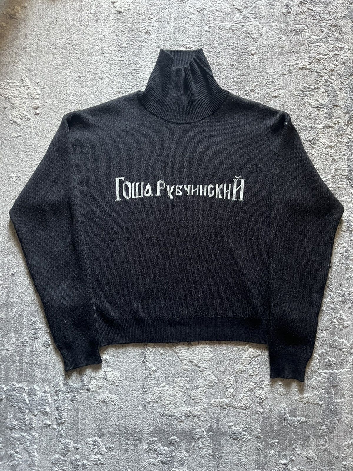 Gosha Rubchinskiy FW16 Gosha Rubchinskiy Double Cuff Knit Sweater Size US M / EU 48-50 / 2 - 1 Thumbnail