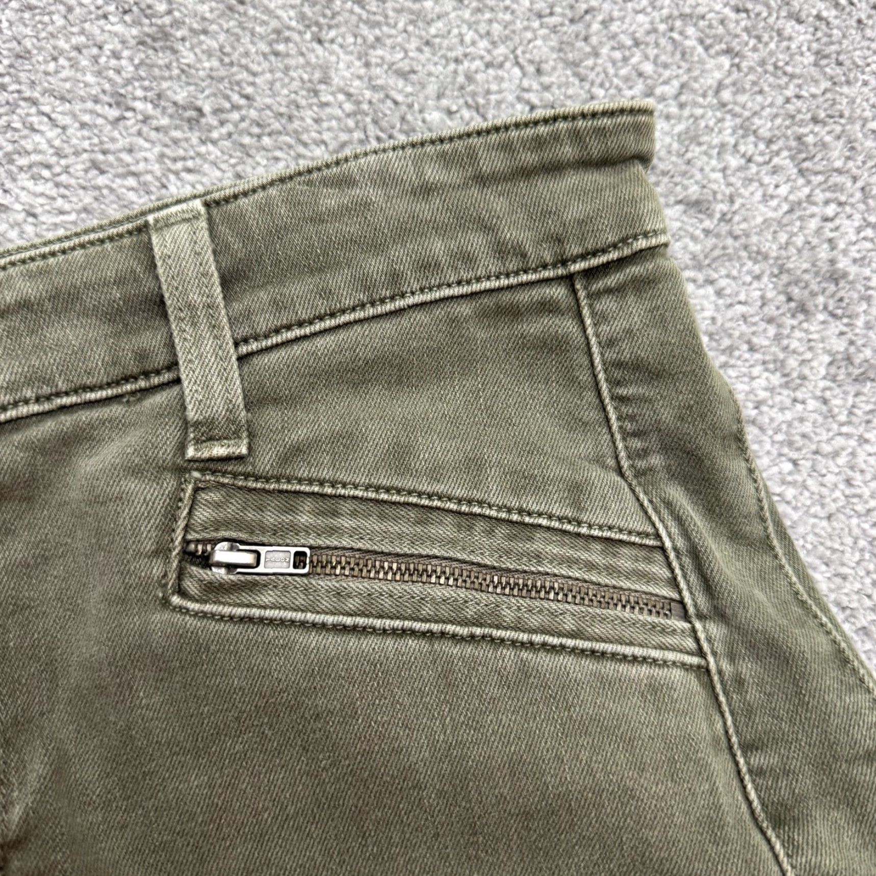 Lucky Brand Lucky Brand Brooke Skinny Jeans Womens 10 Olive Green High Rise Denim City Outdoor Comfort Stretch Size 32" / US 10 / IT 46 - 6 Thumbnail
