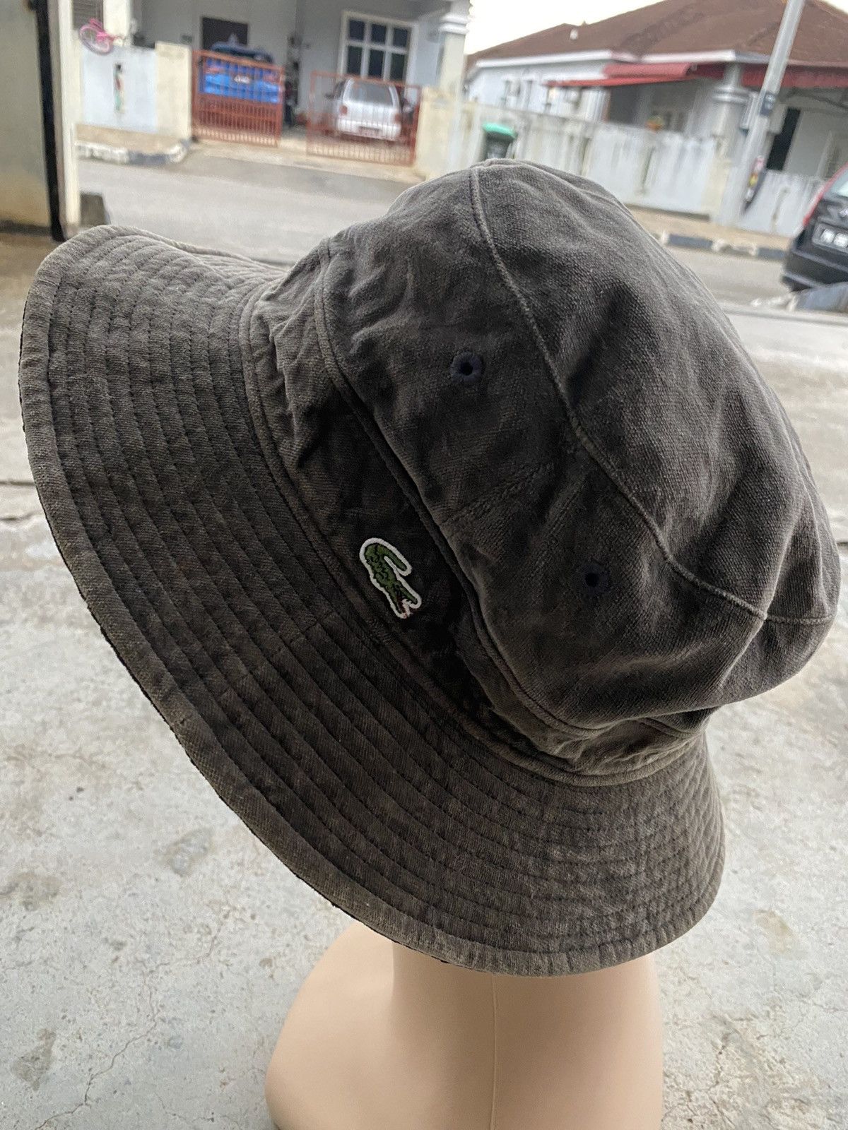 Lacoste 🔥 Accept Offer 🔥 Vintage Lacoste Reversible Bucket Hat Size ONE SIZE - 2 Thumbnail
