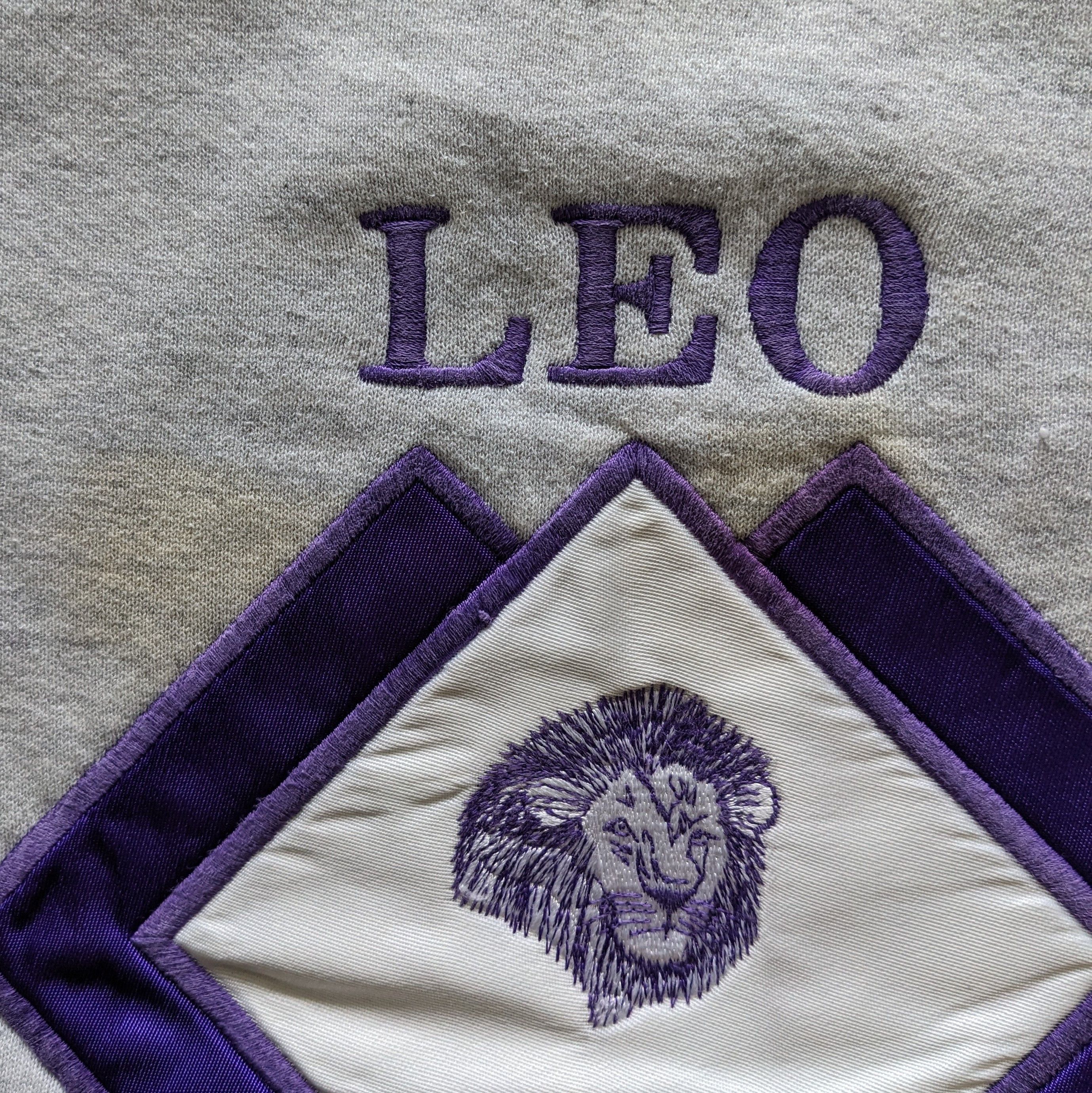 Vintage Vintage LEO LIONS American Sports Style Sweatshirt Size US XL / EU 56 / 4 - 2 Thumbnail