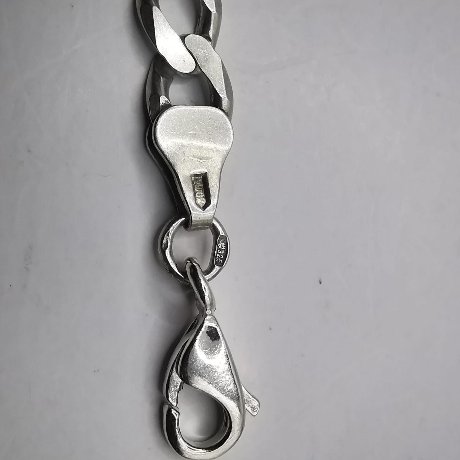Sterling Silver Vintage Jewelry Chain, 925 Sterling Silver, Signed 24.77g Size ONE SIZE - 7 Thumbnail