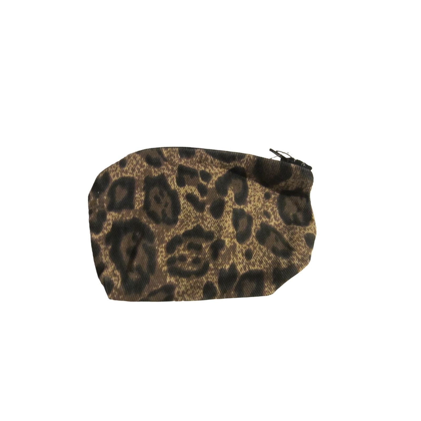 Other Trendy Leopard Print Mini Pouch Coin Purse Makeup Bag Size ONE SIZE - 3 Thumbnail