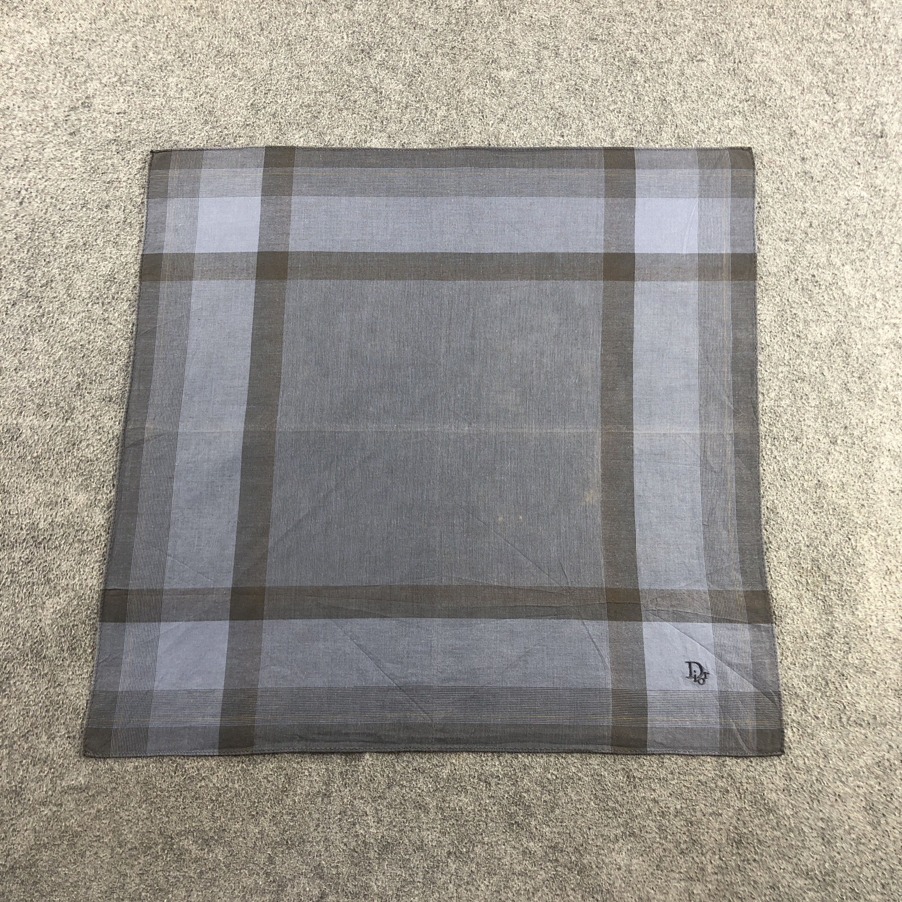Christian Dior Monsieur Christian Dior Handkerchief Neckerchief Bandana H2797 Size ONE SIZE - 1 Thumbnail