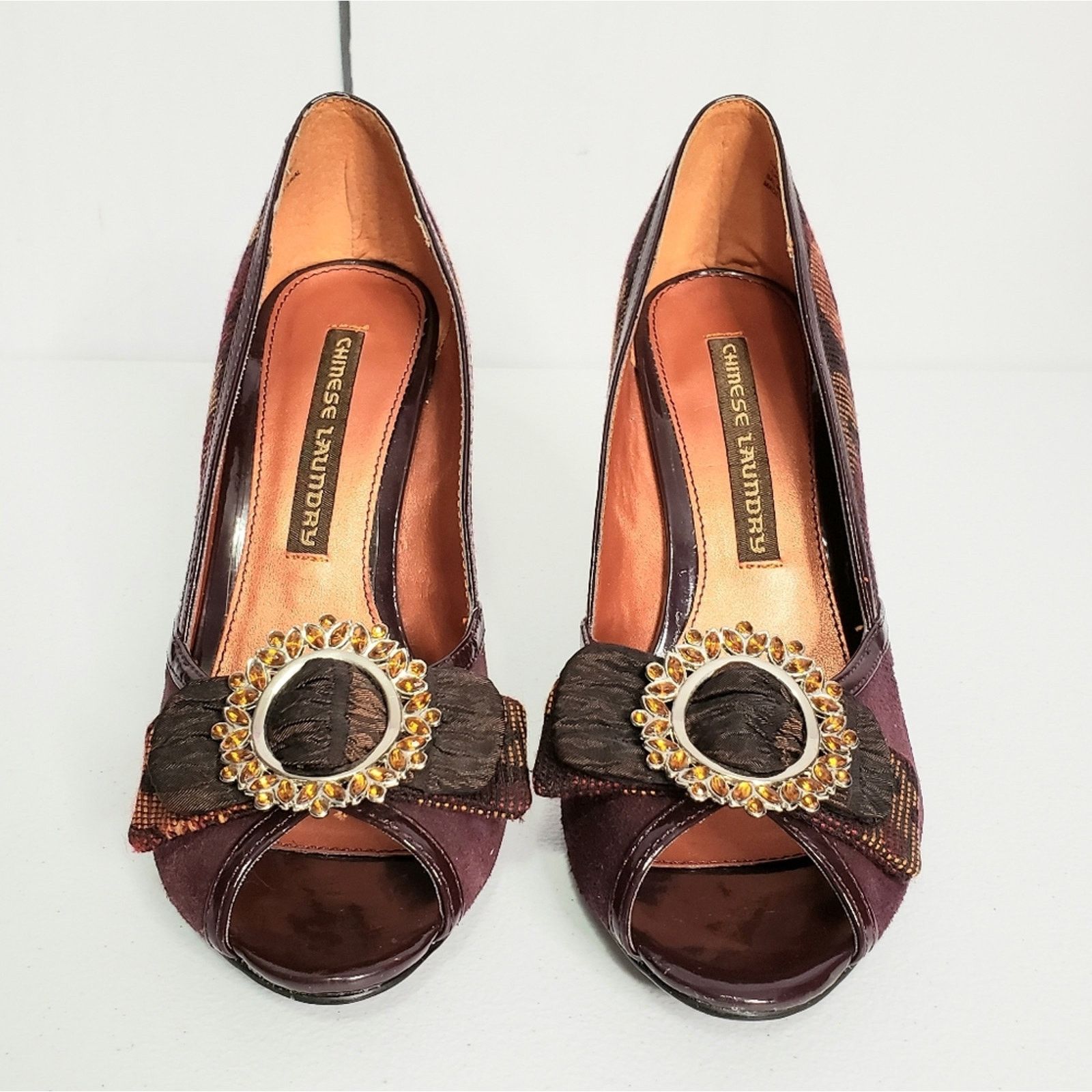 Chinese Laundry Chinese Laundry Dazzling Bow Suede Leather Pumps 7.5 Size US 7.5 / IT 37.5 - 2 Thumbnail