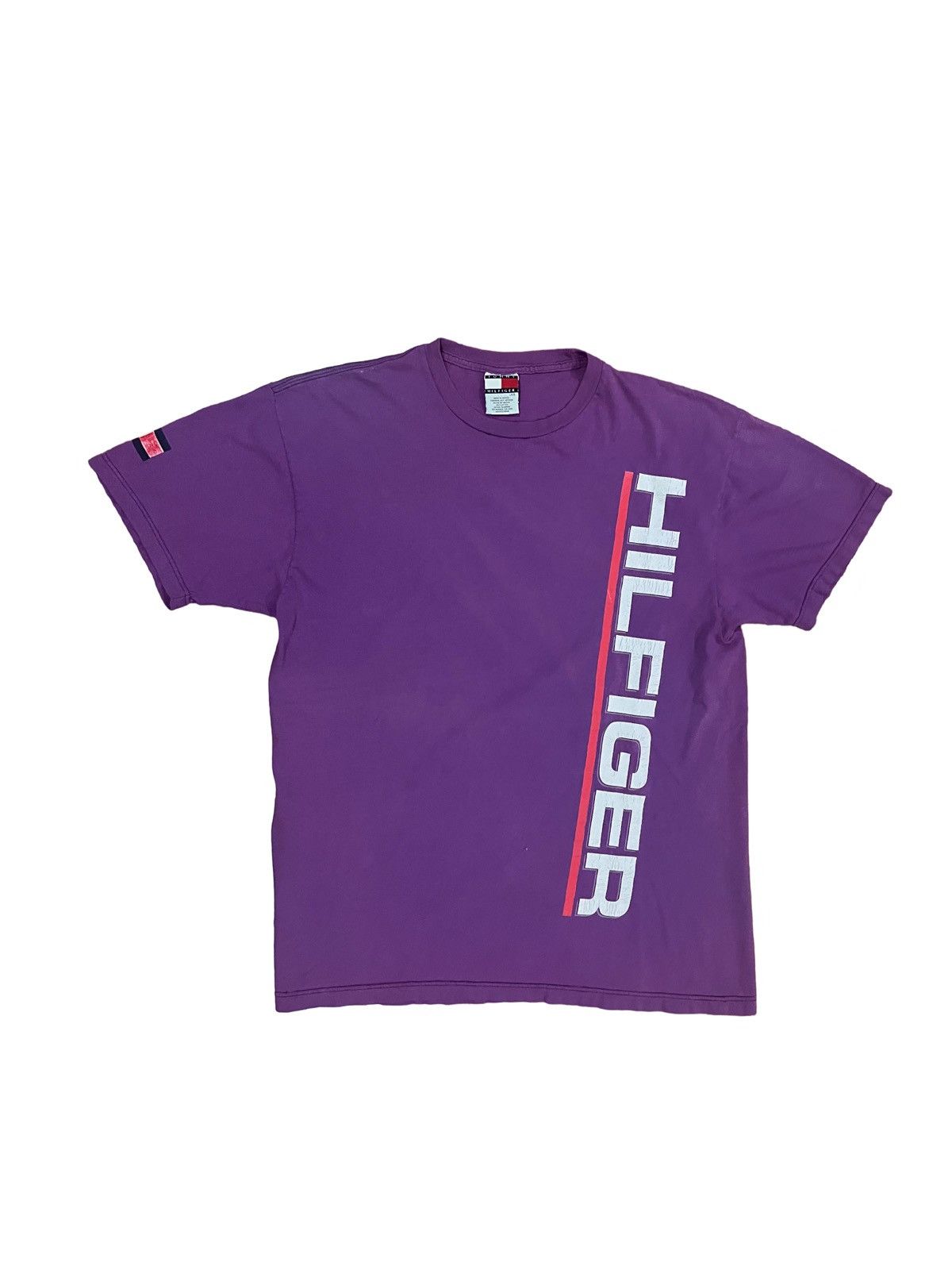 Tommy Hilfiger × Vintage 90s Vintage Tommy Hilfiger T-Shirt Size US L / EU 52-54 / 3 - 1 Thumbnail