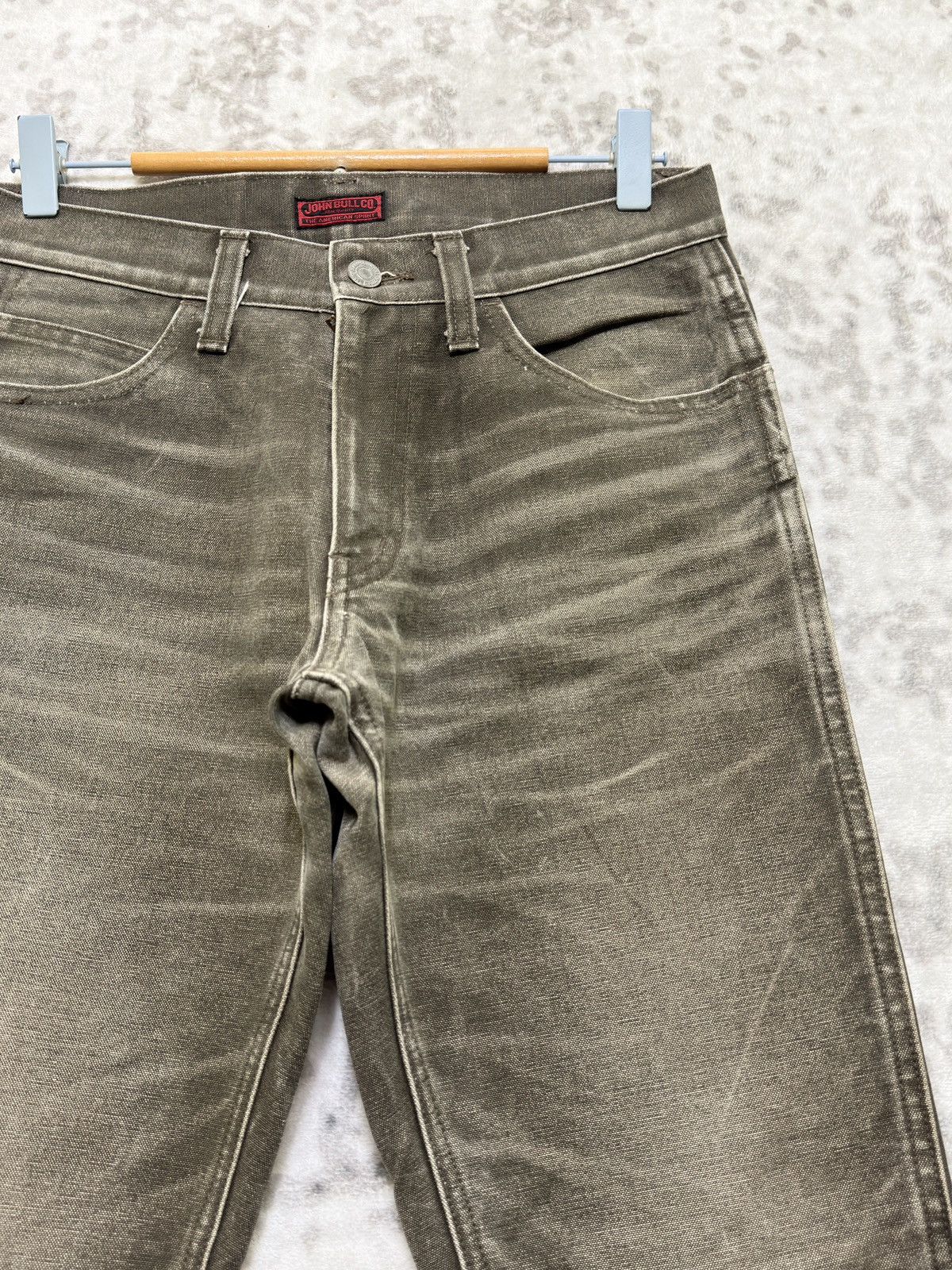 Johnbull Johnbull Y2K Distressed Faded Claw Whiskers Straight Denim Size US 28 / EU 44 - 5 Thumbnail